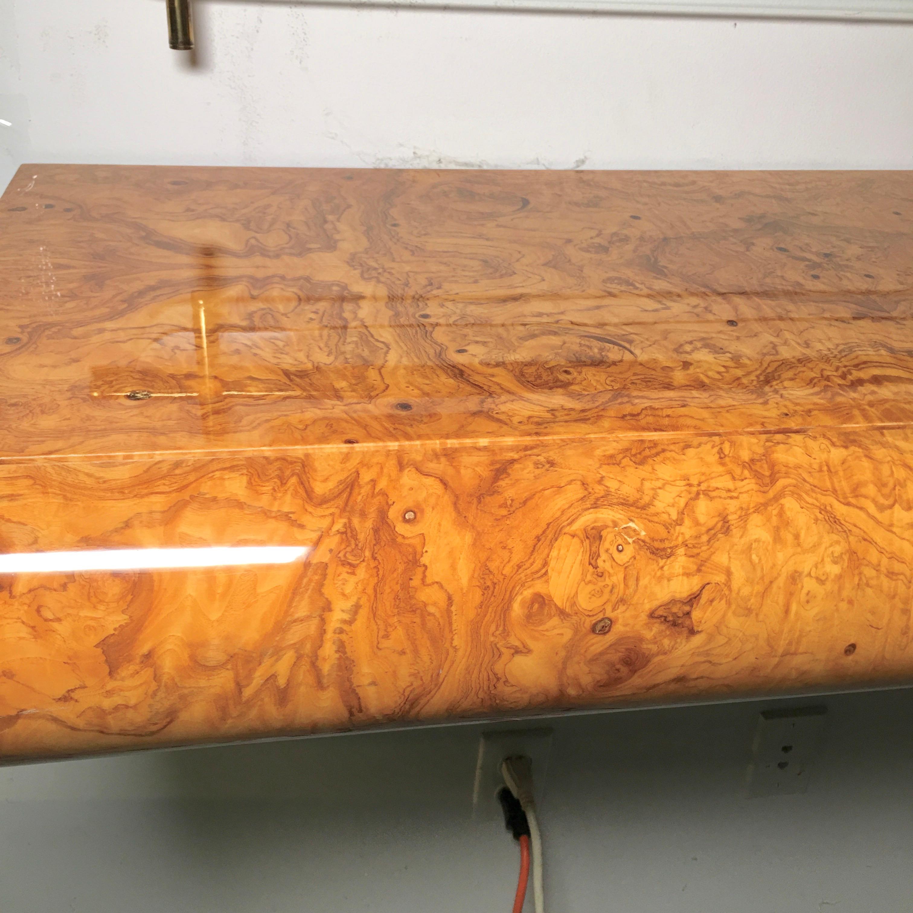 Pace Collection Burl Floating Console 9