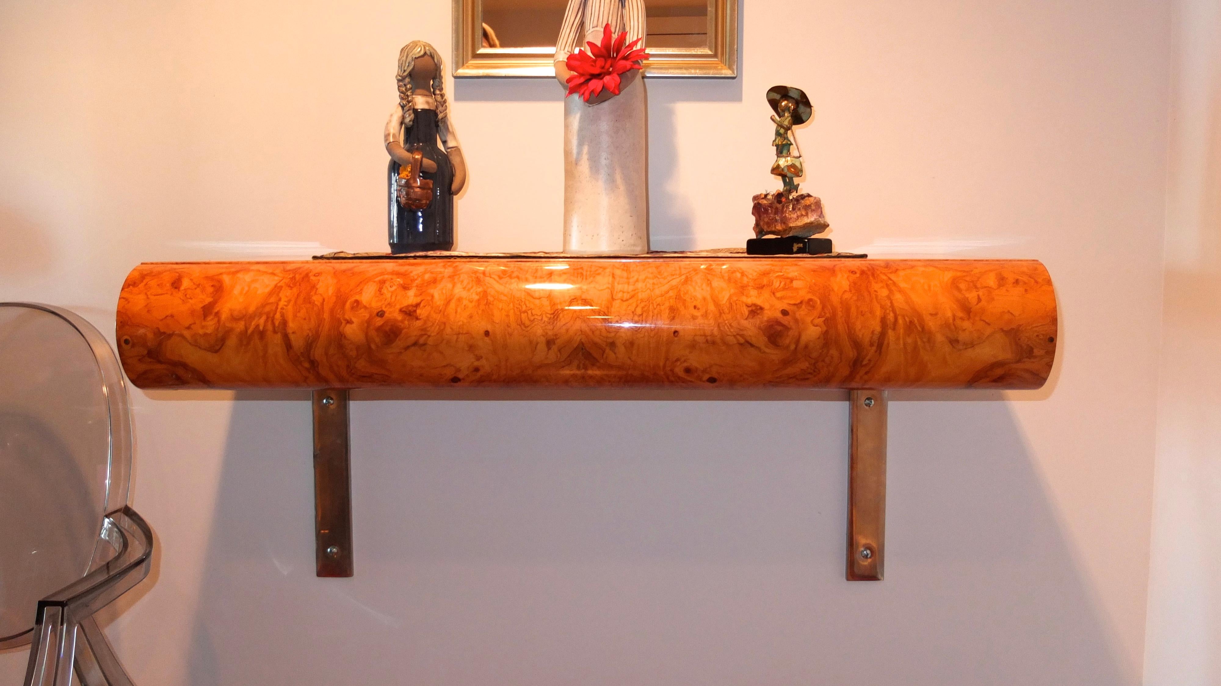 floating console table