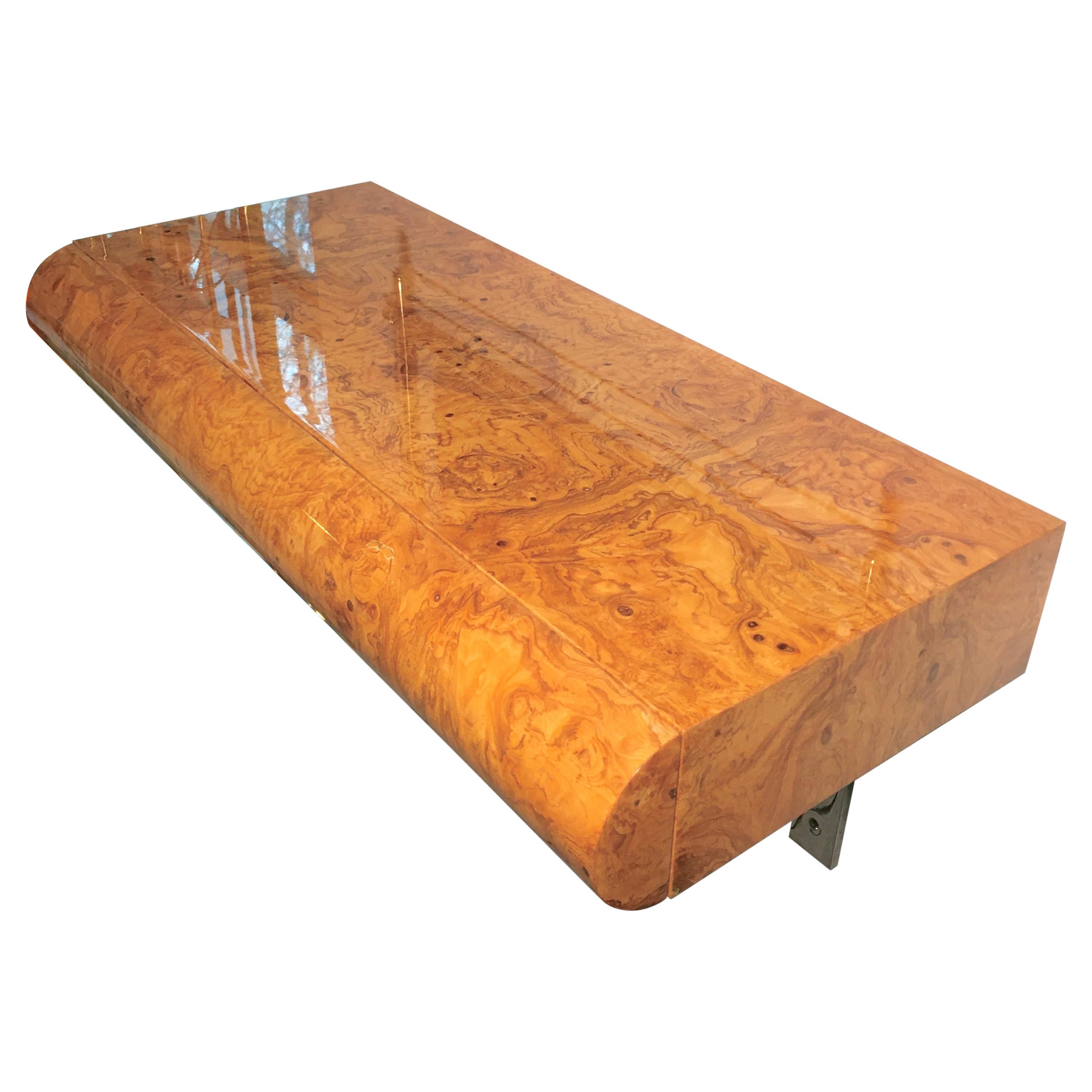 Pace Collection Burl Floating Console