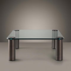 Pace Collection Cocktail Table in Brushed Bronze by Leon Rosen