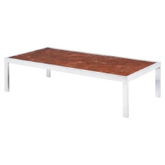 Pace Collection Copper and Chrome Coffee Table, 1970