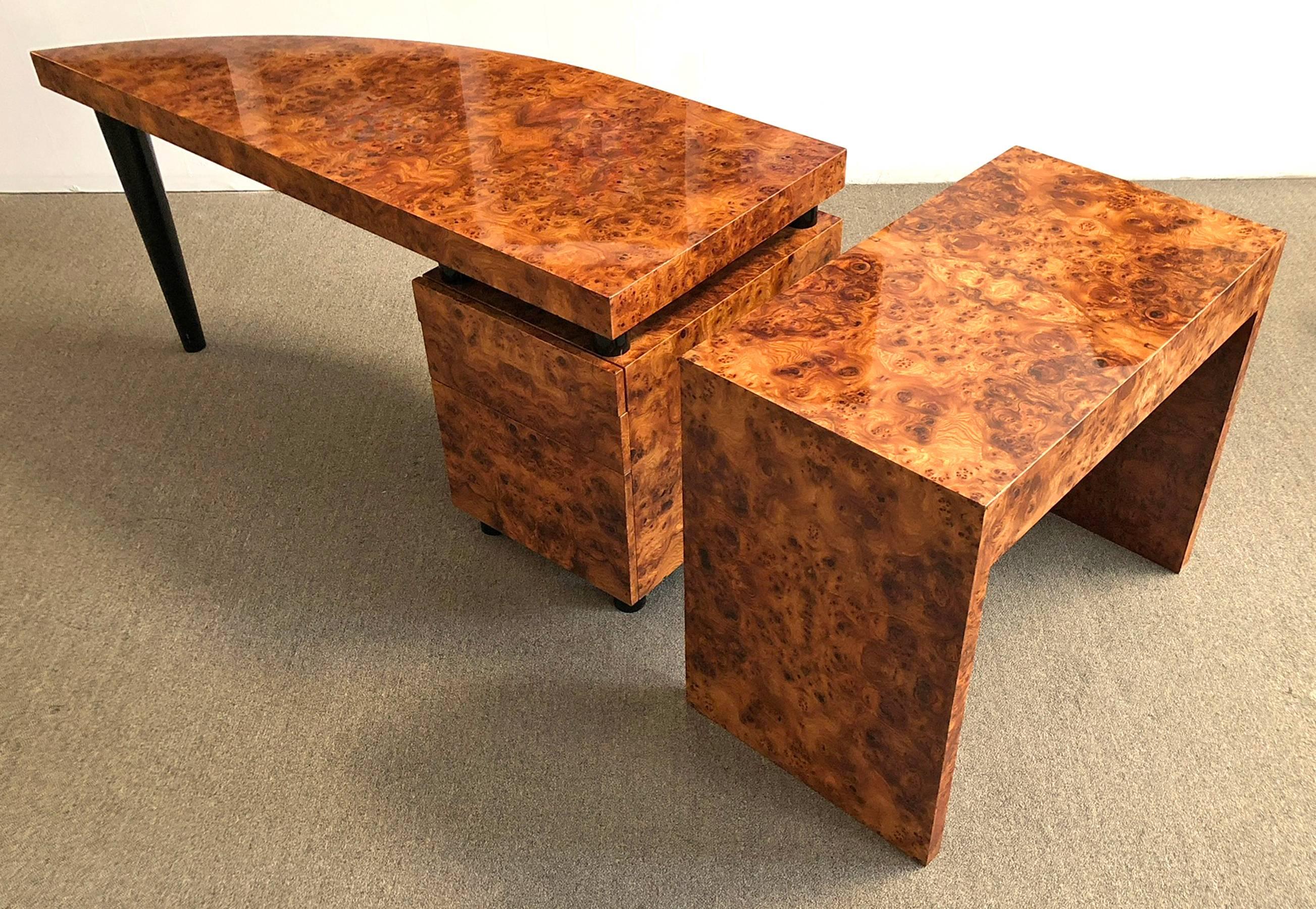 Hand-Crafted Pace Collection Desk or Console Table by Leon Rosen