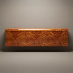 Collection Sace Collectional Crédence flottante Console en bois de hêtre lustré