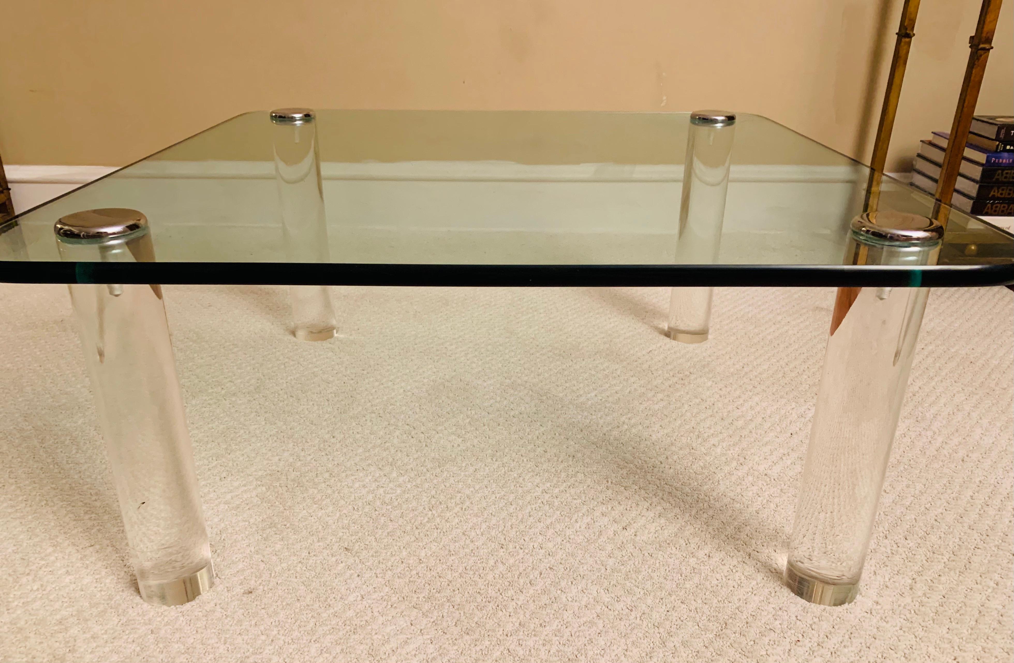 glass coffee table