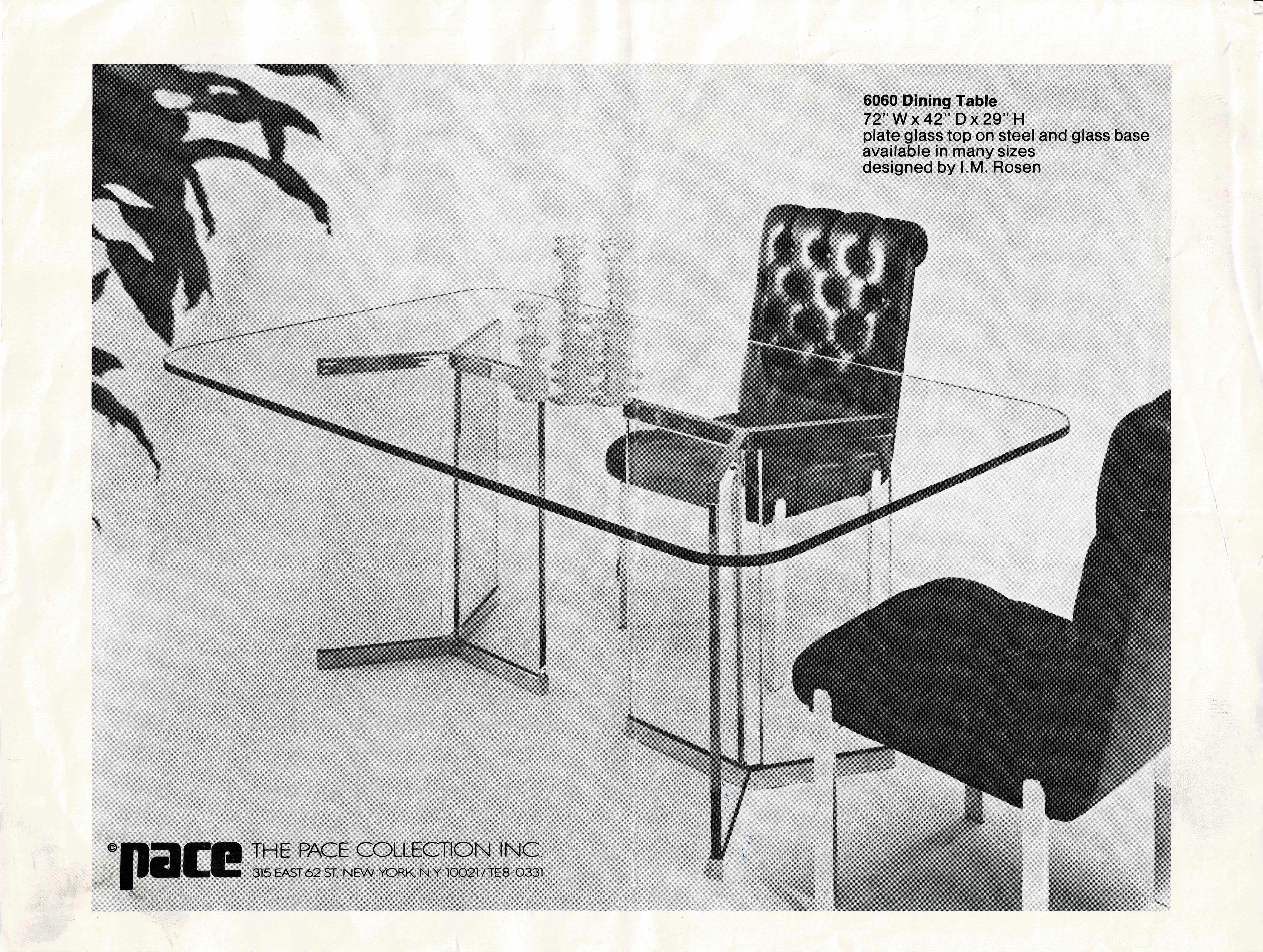 Pace Collection Model 6060 Dining Table by Irving Rosen 1