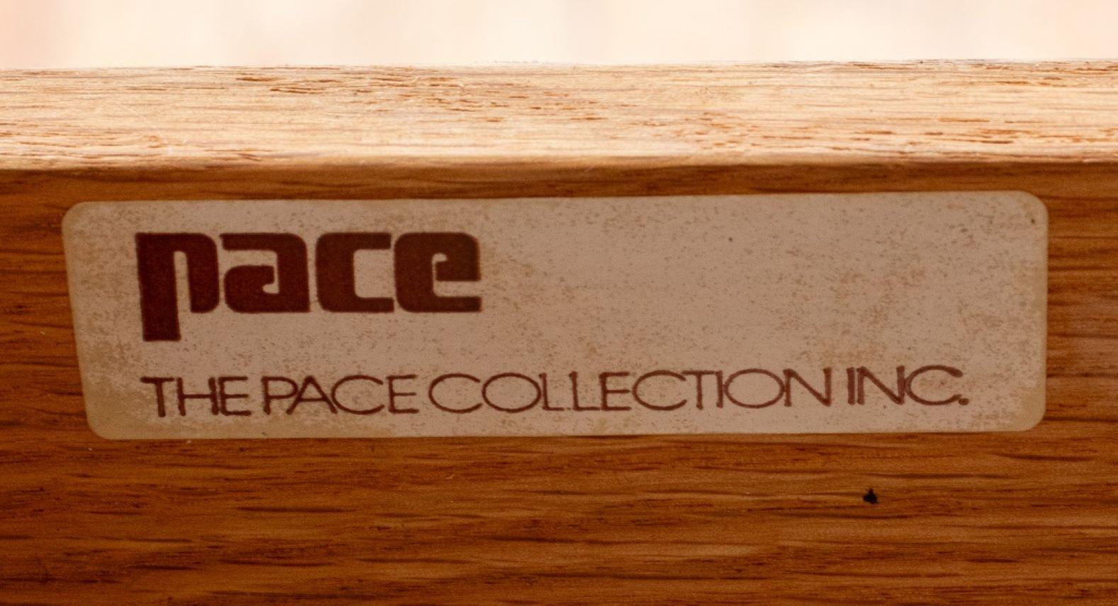Pace Collection Moderne Konsole aus Chrom und Palisanderholz im Angebot 2