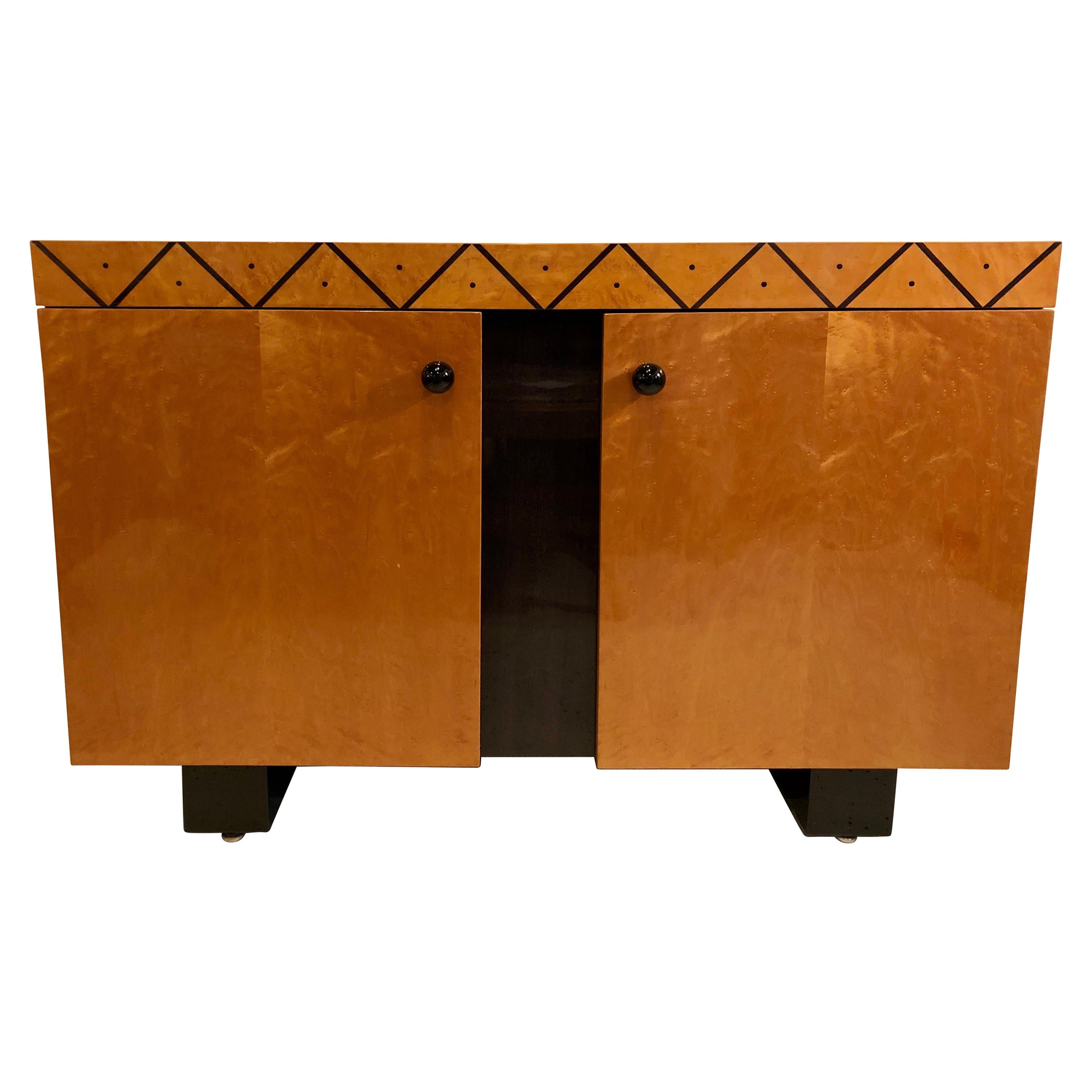 Pace Collection Modern Lacquered Server, Cabinet Console Mid-Century Modern Look