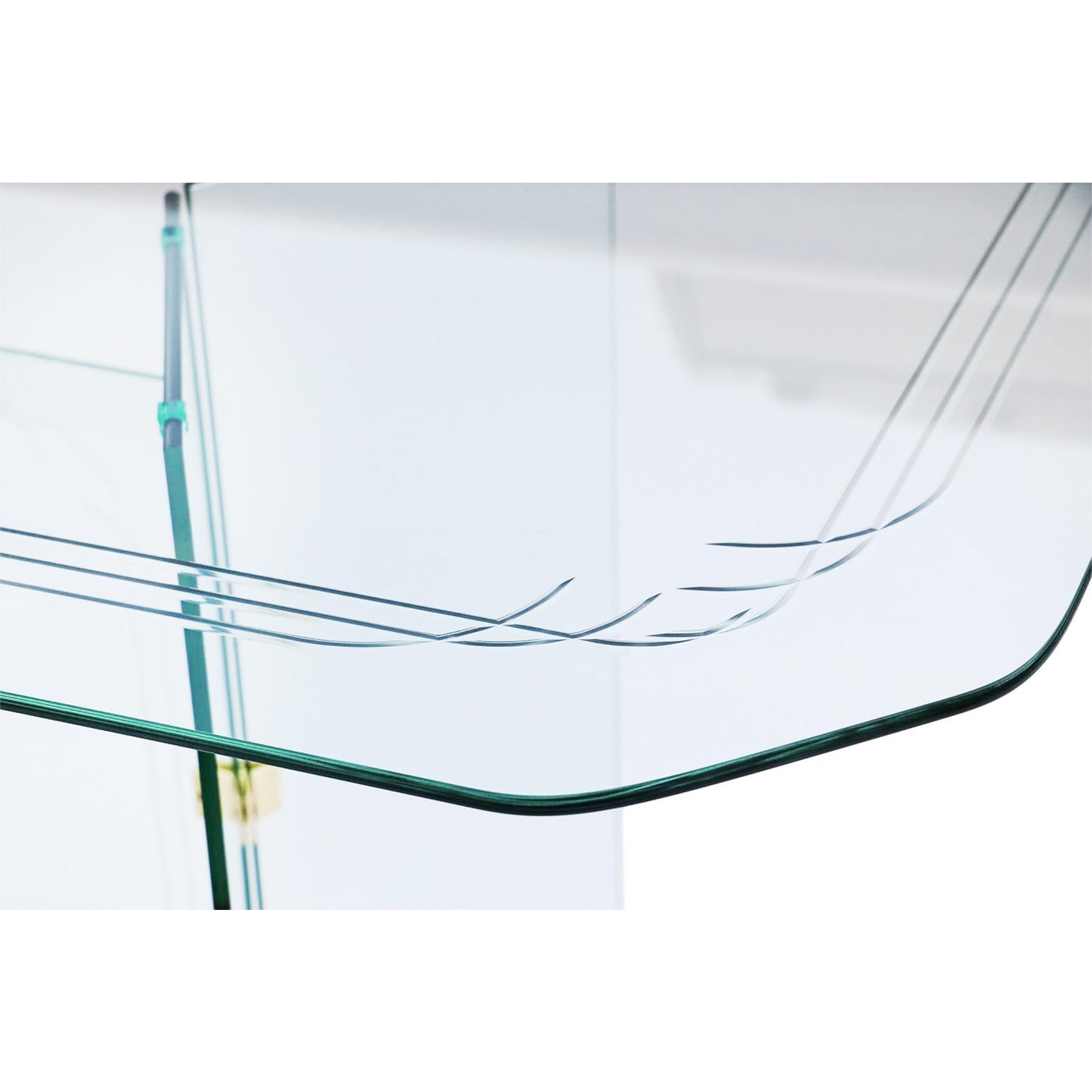 pace collection glass table