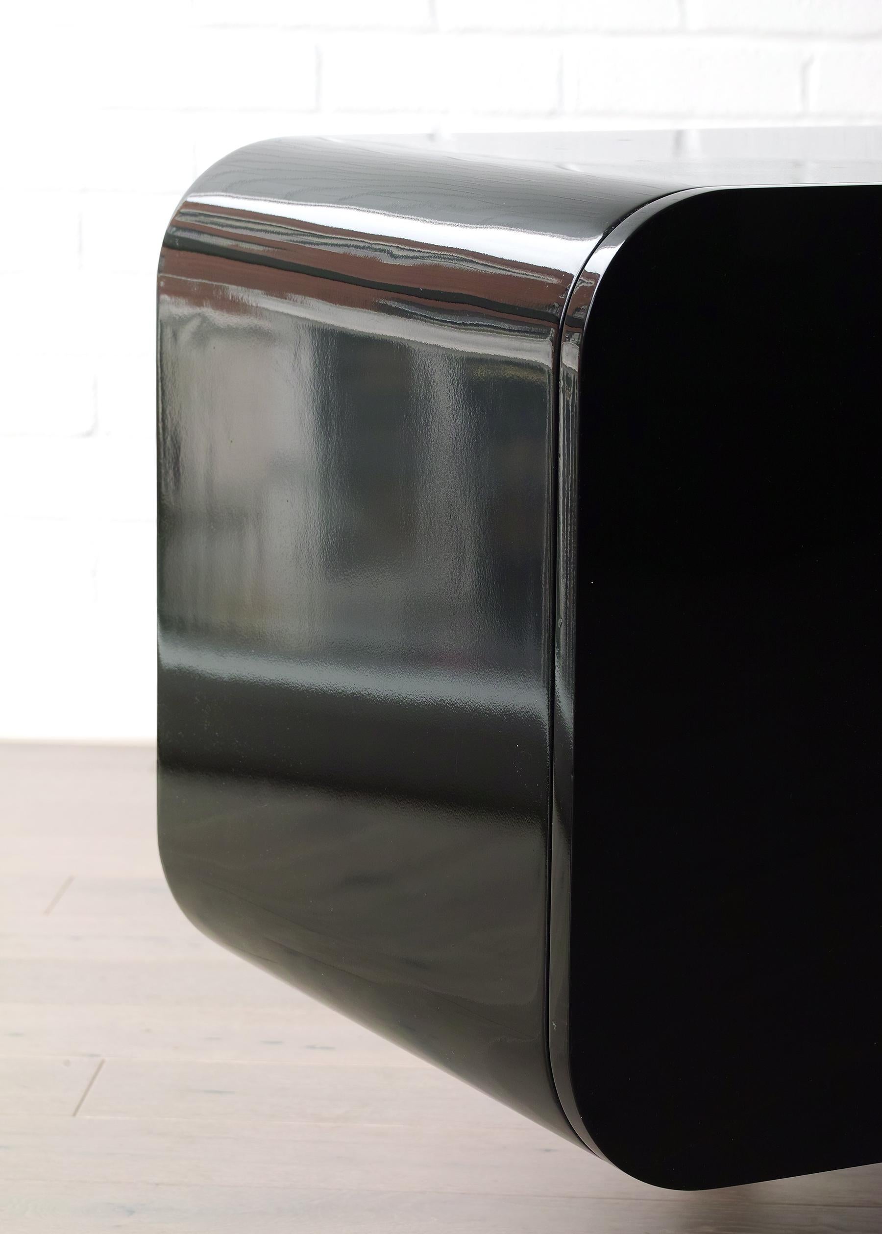 Veneer Pace Collection Wall Mounted Credenza