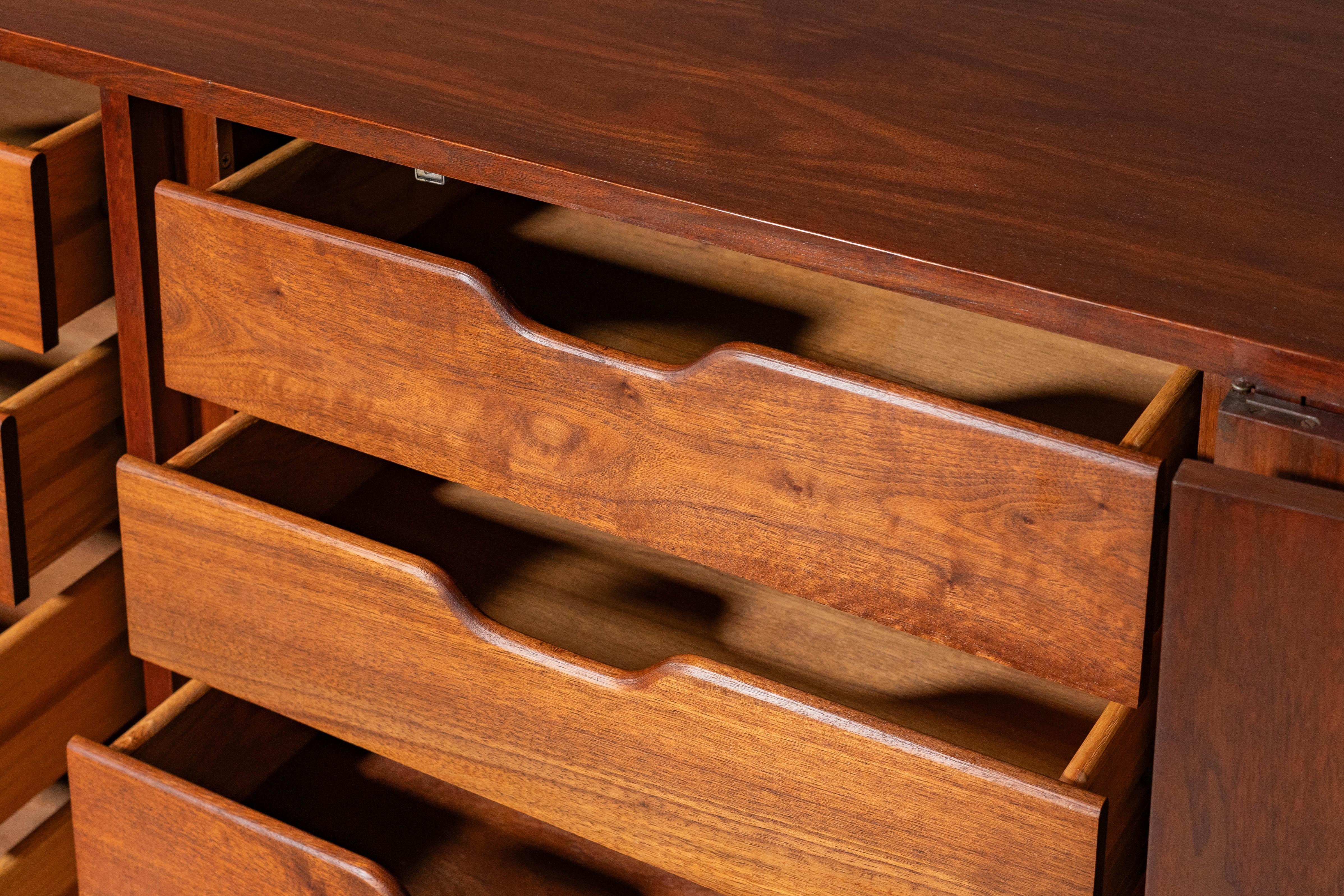 Pace Collection Walnut Low Bureau 10