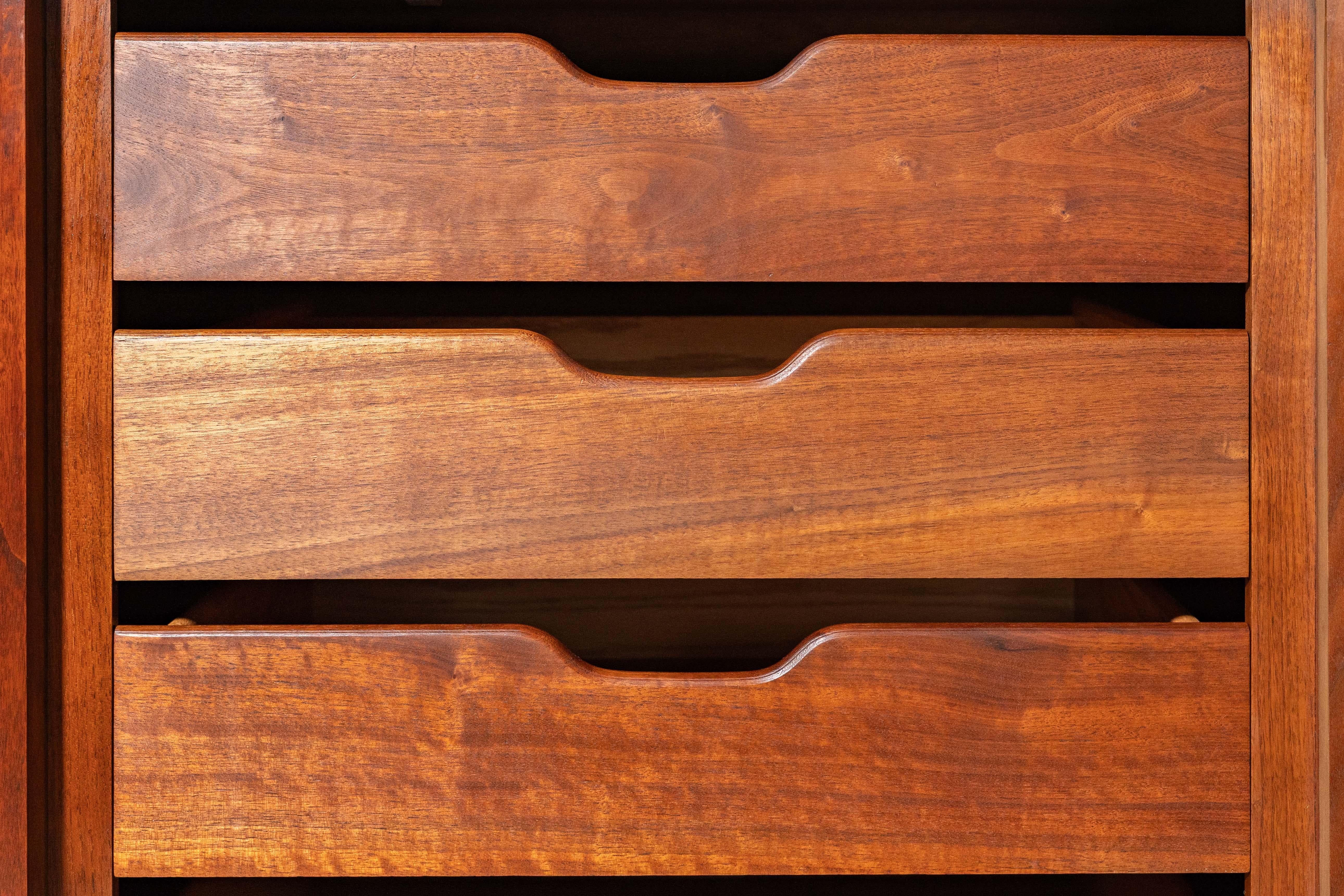 Pace Collection Walnut Low Bureau 12