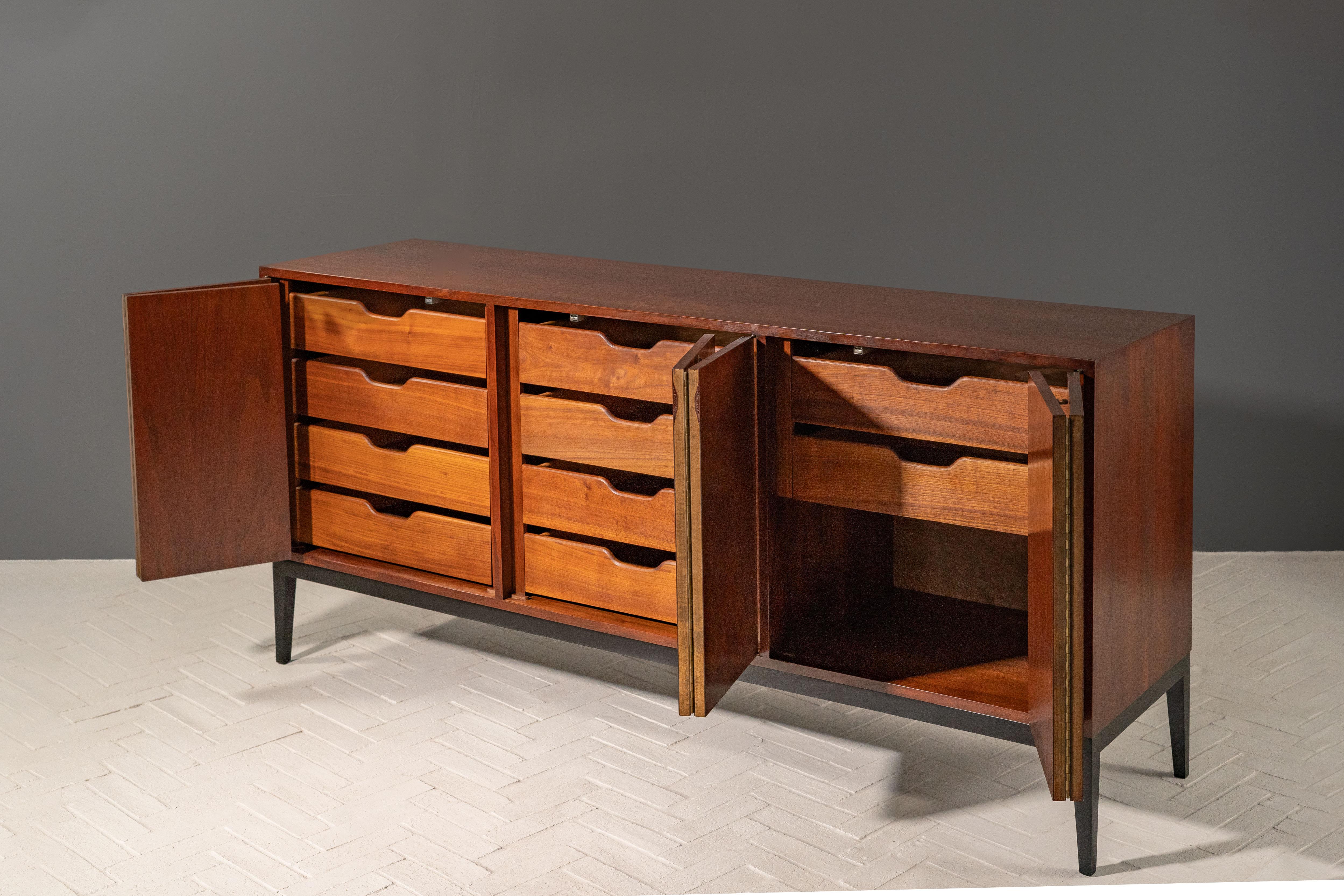 American Pace Collection Walnut Low Bureau