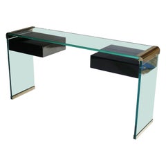 Pace Console Desk with Floating Drawers