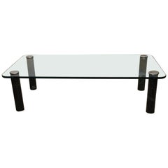 Pace Green Marble with Glass Top Coffee Table