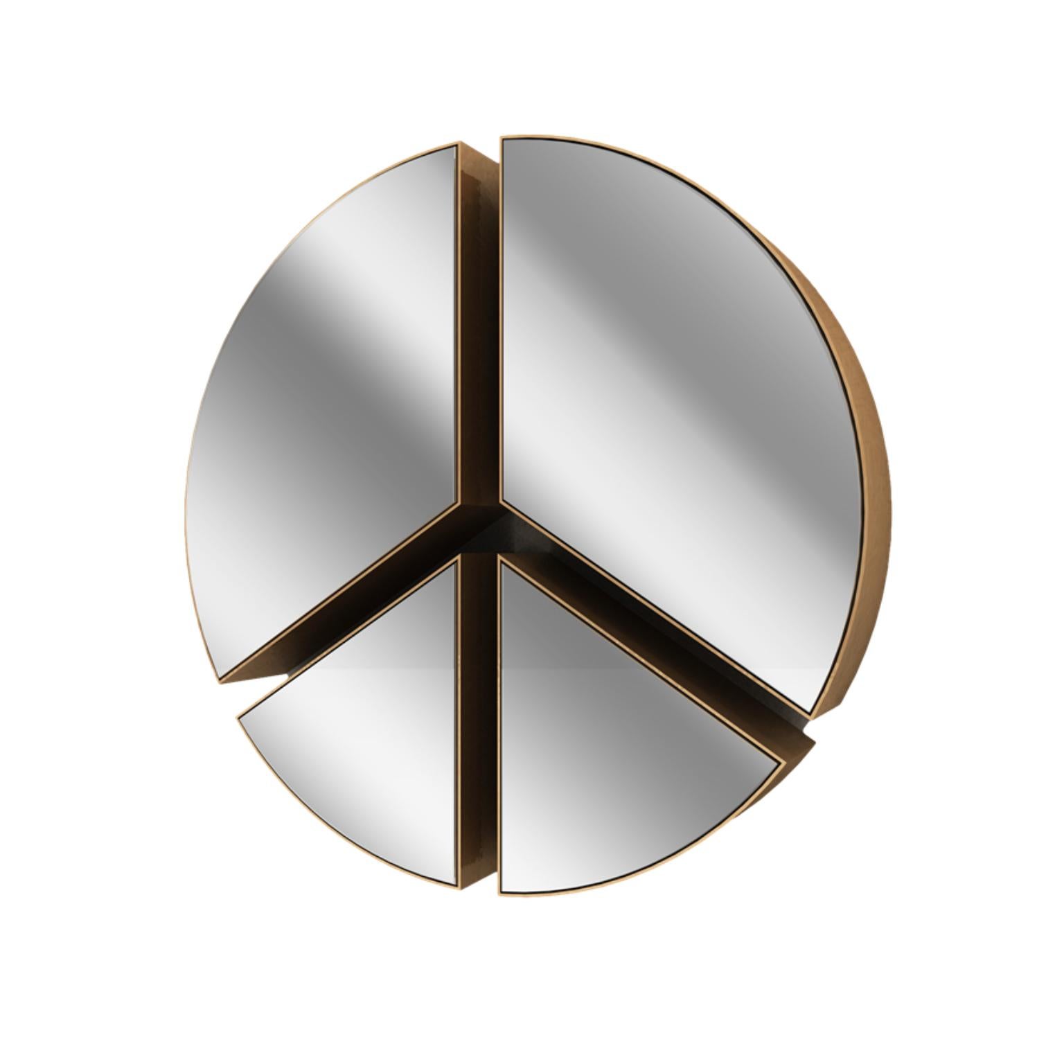 Pace Wall Mirror in Powder-Coated Aluminum by altreforme For Sale