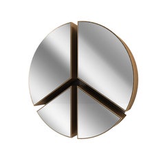 Pace Wall Mirror in Powder-Coated Aluminum by altreforme