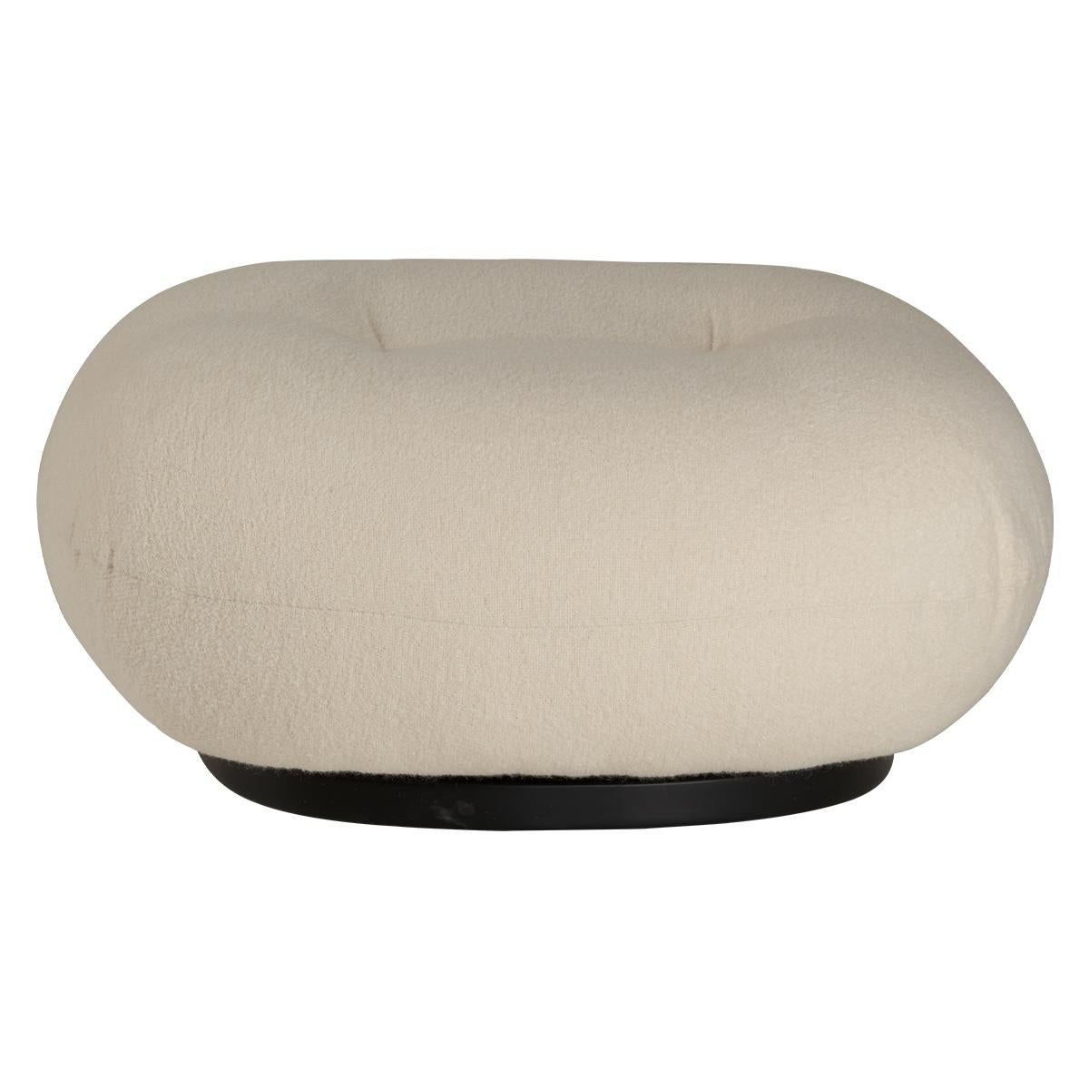 Upholstered pouf ottoman from the Pacha collection designed by Pierre Paulin, to be with Pacha Collection lounge chair and couch series. Price indicative and finalised upon fabric selection.

The Pacha Collection was designed in 1975, it replaced