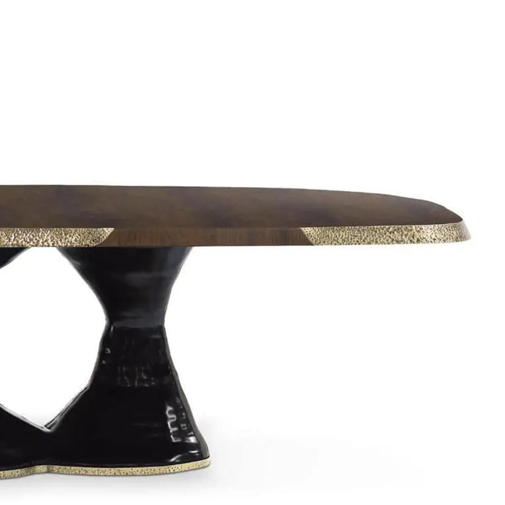 Brass Pacha Large Dining Table For Sale