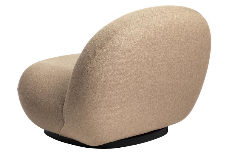 Pacha Lounge Chair Black Semi Matt For Sale At 1stdibs