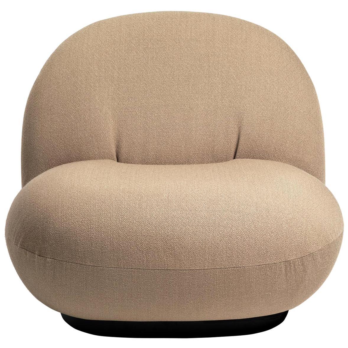 Pacha Lounge Chair, Black Semi Matt