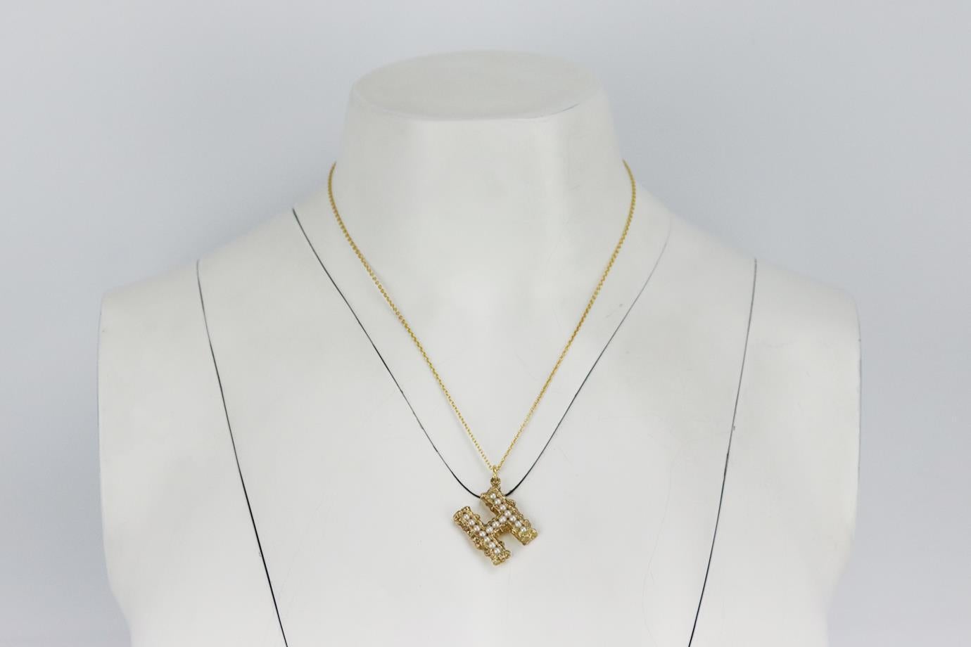 pacharee initial necklace
