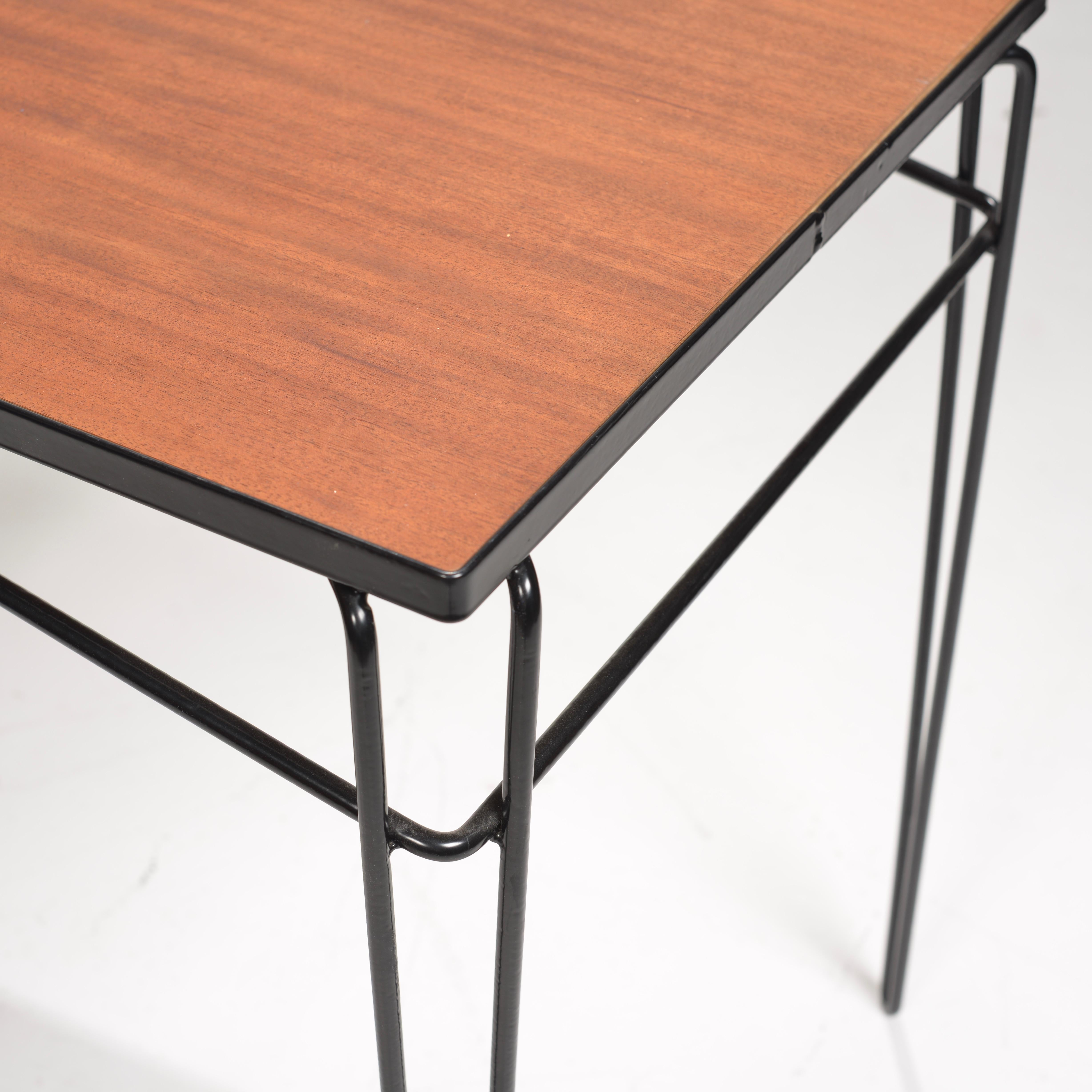 Pacific Design School Mahogany Desk by Thin Line of Los Angeles For Sale 2