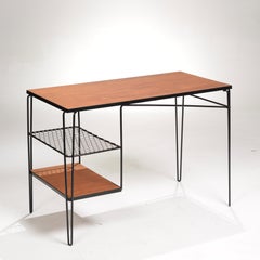 Pacific Design School Mahogany Desk by Thin Line of Los Angeles