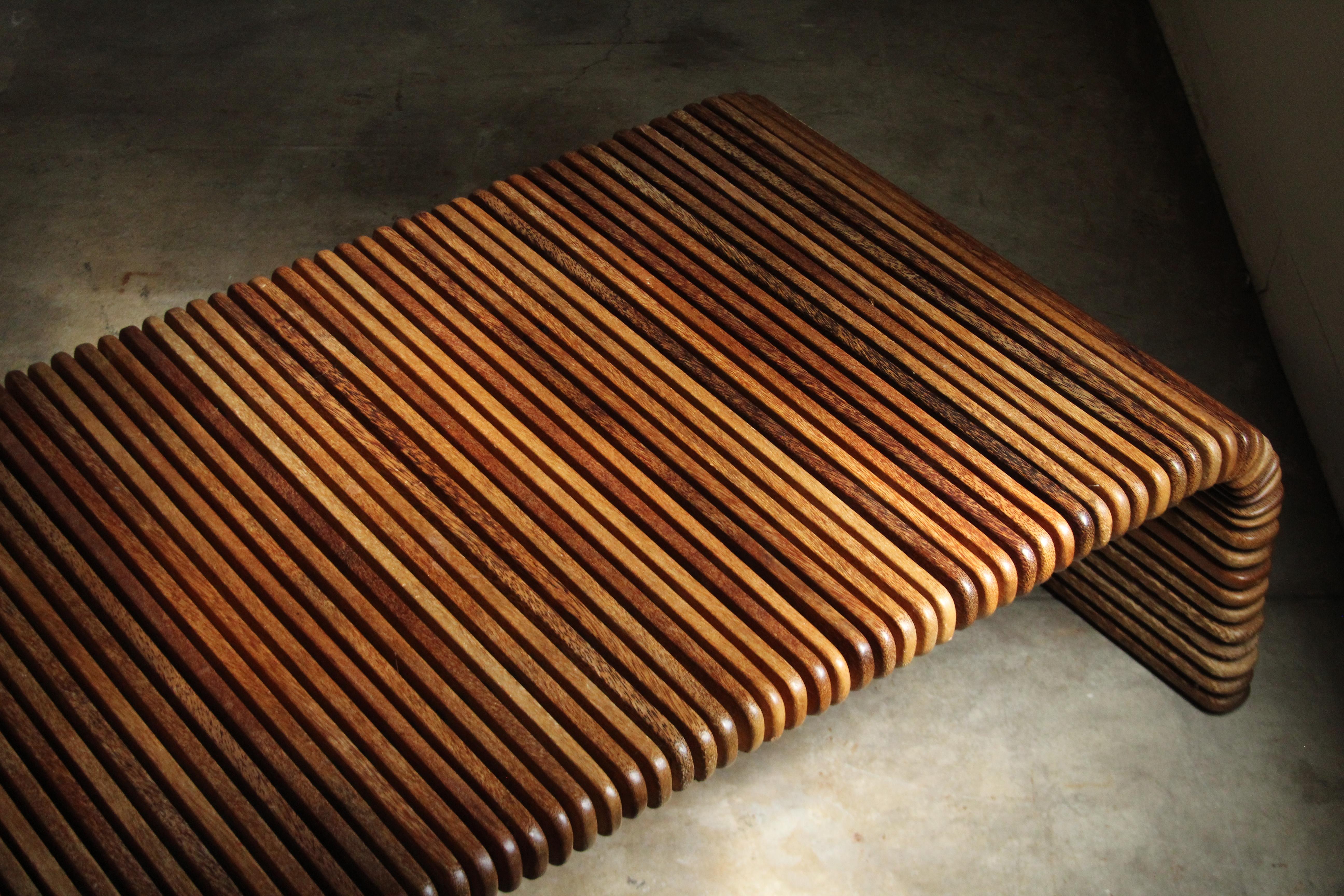 Pacific Green Large Scale Slatted Palmwood 