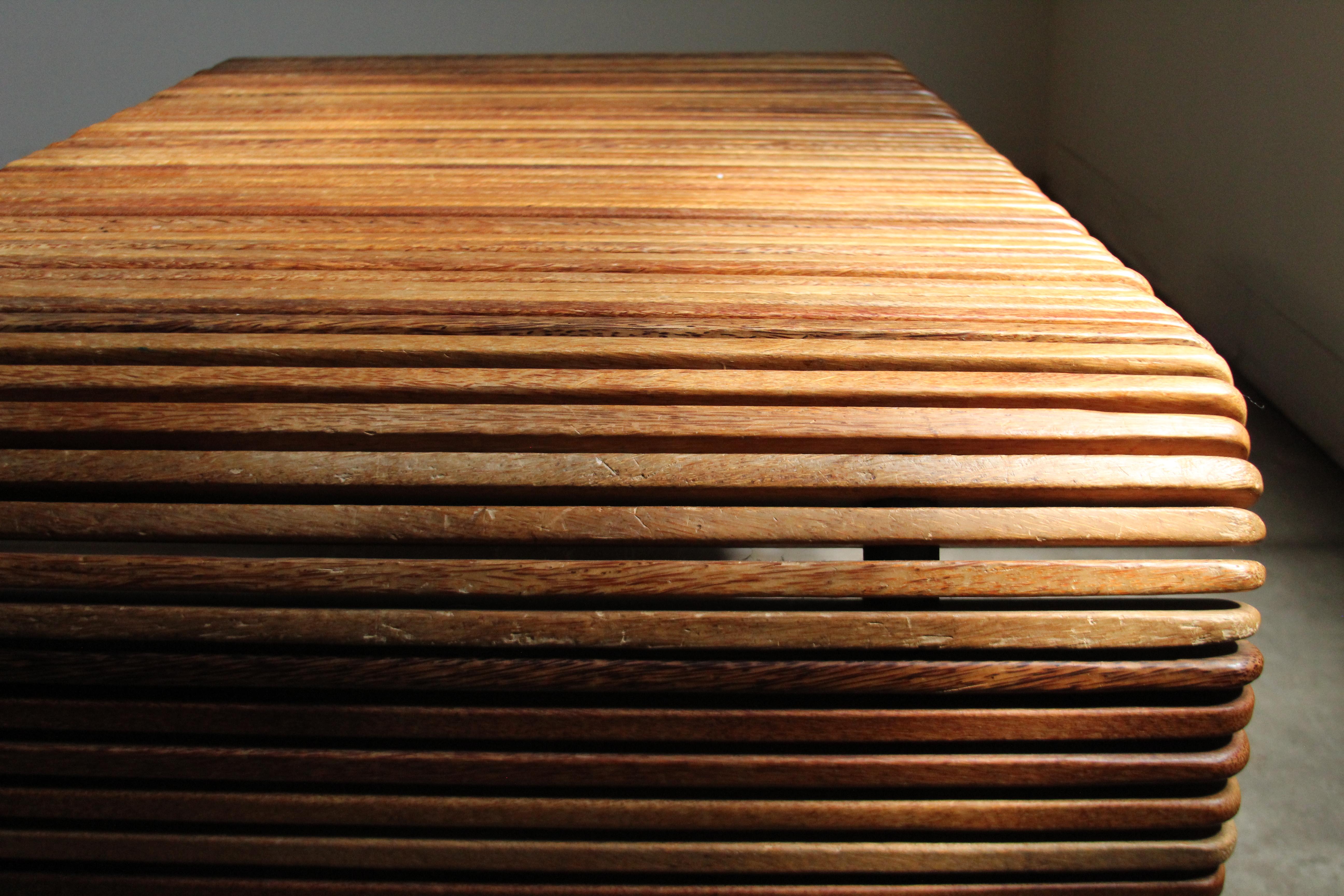 Pacific Green Large Scale Slatted Palmwood 
