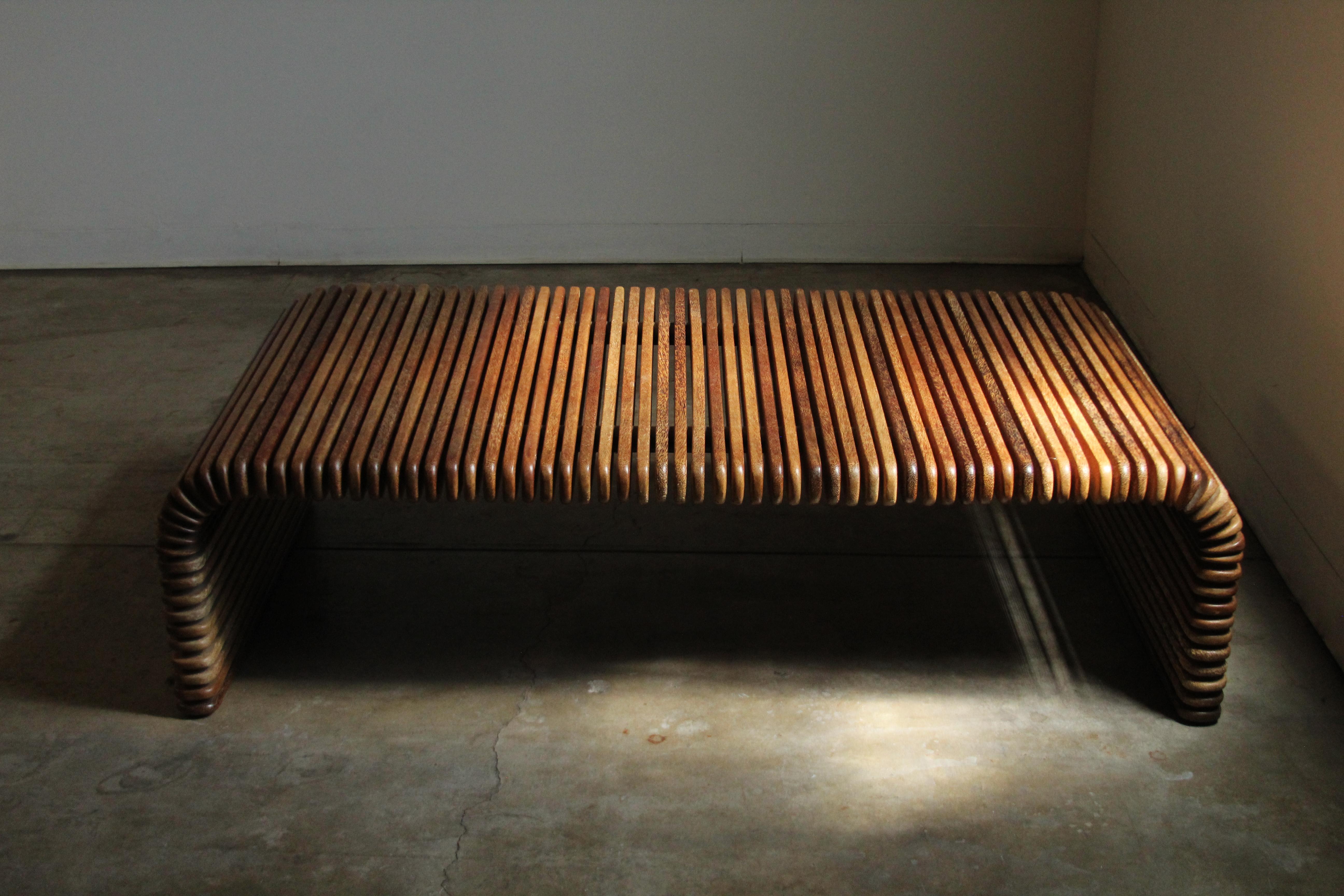 Pacific Green Large Scale Slatted Palmwood 