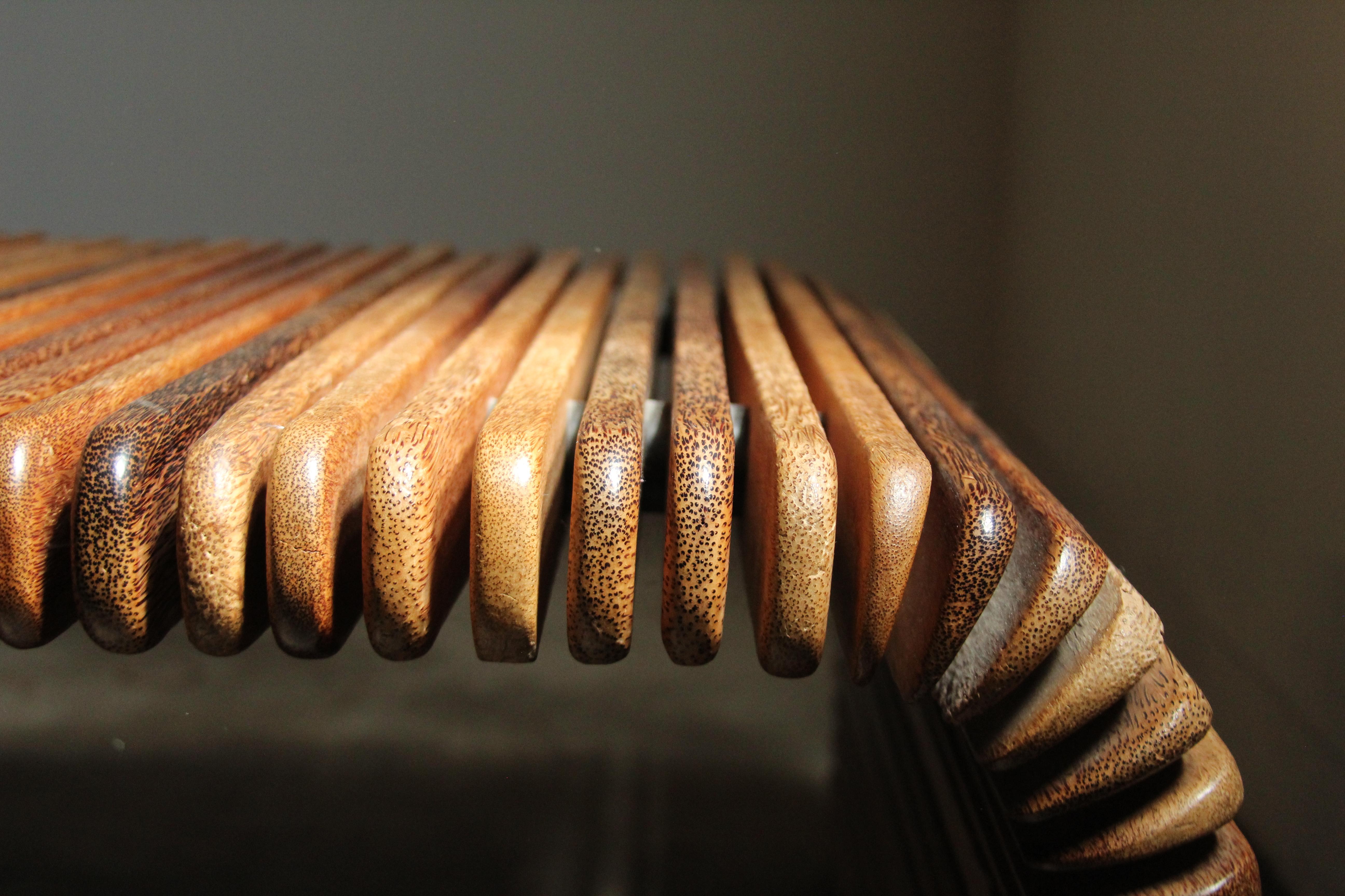 Pacific Green Large Scale Slatted Palmwood 