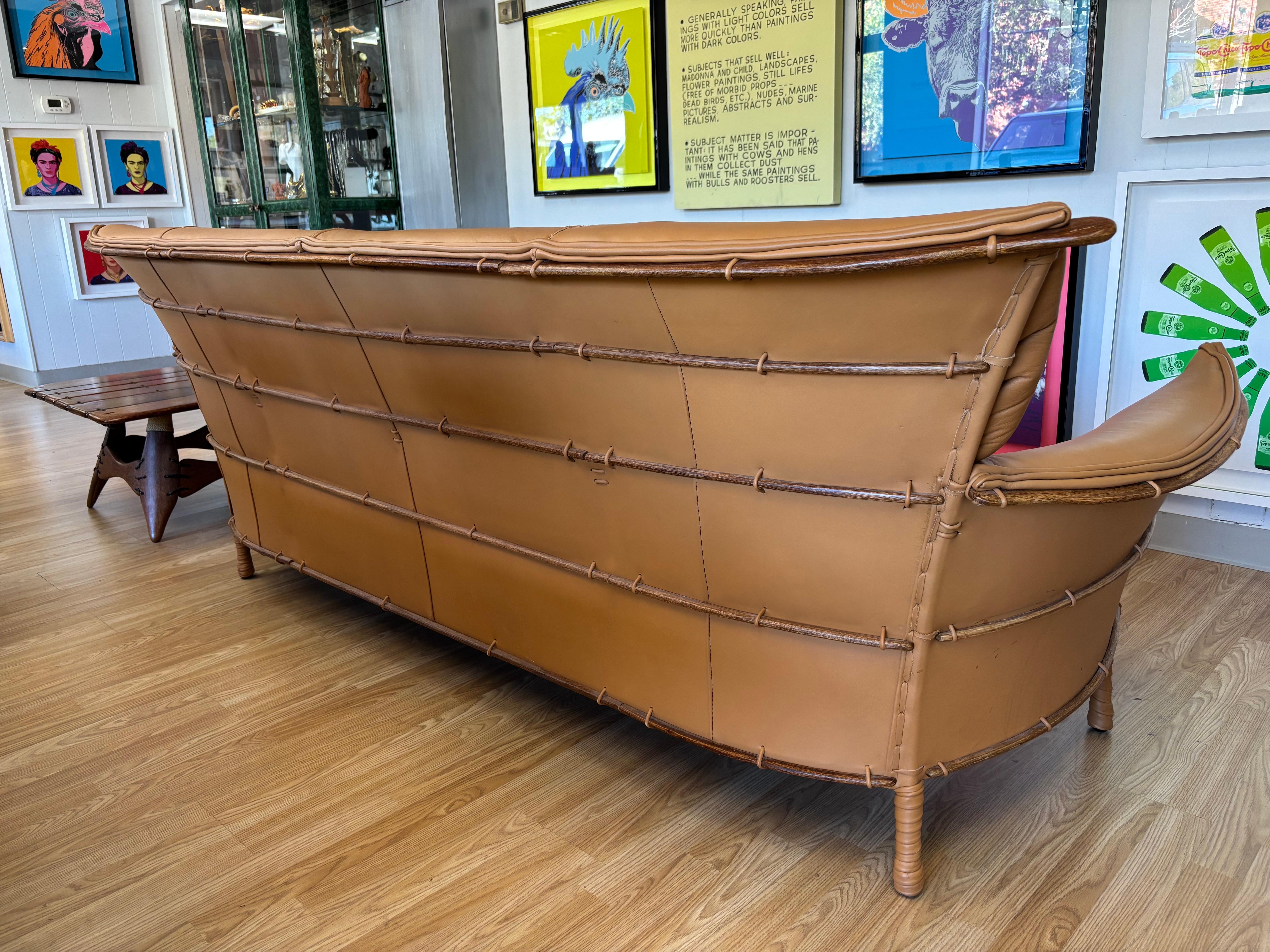 Organique Canapé en cuir Pacific Green, Australie, circa 1990