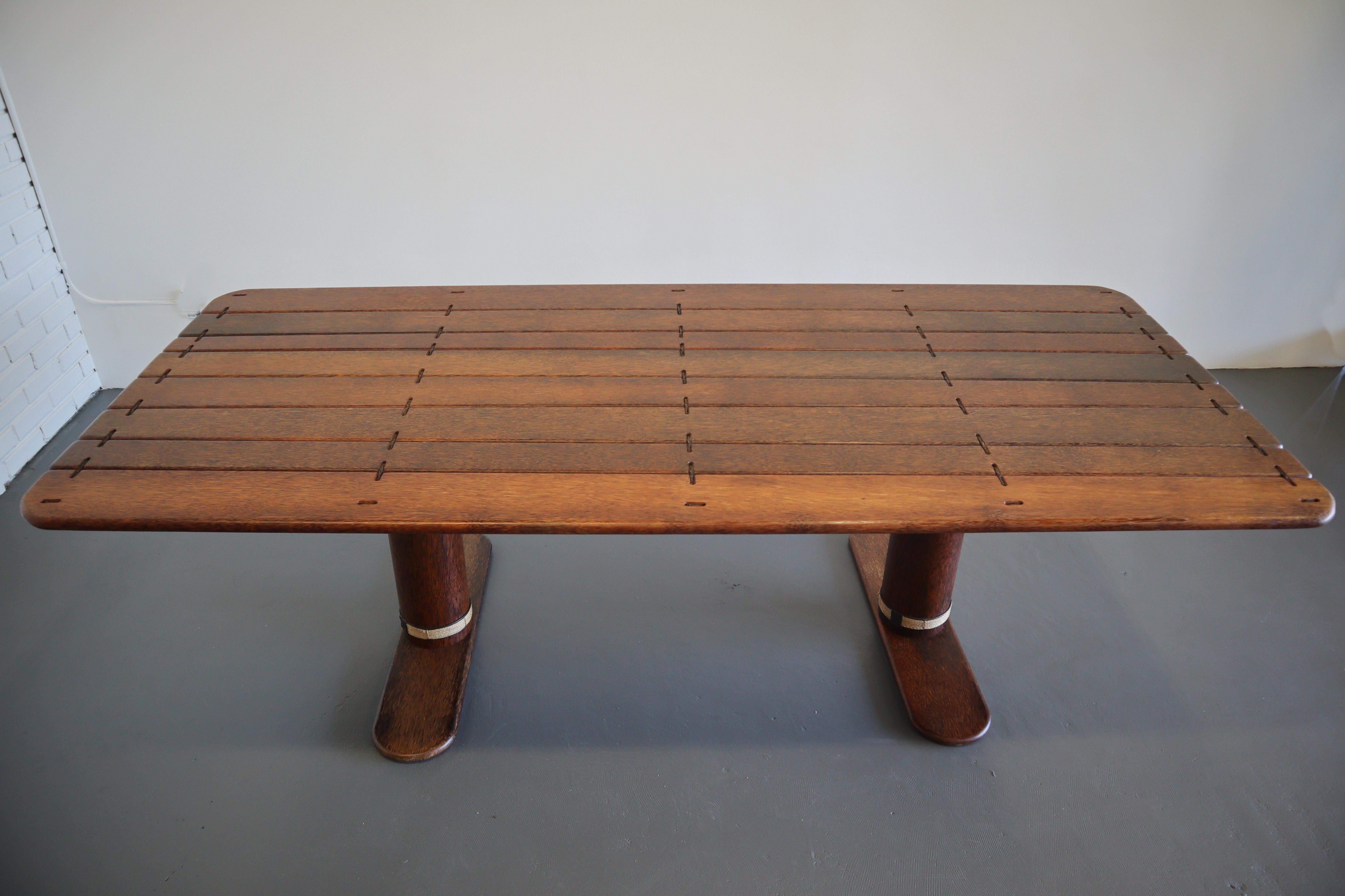 Pacific Green “Messina” Dining Table In Good Condition In Long Beach, CA