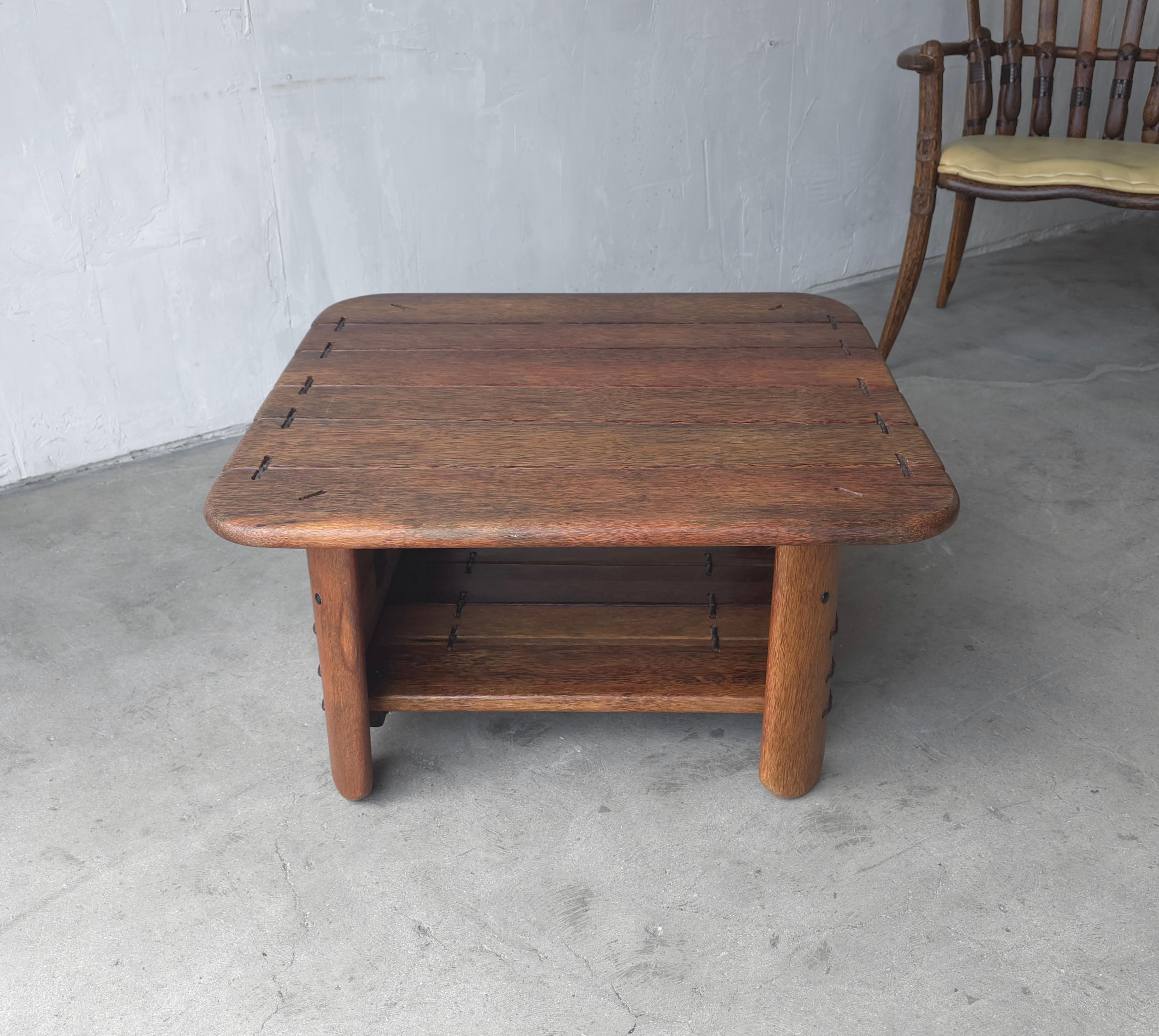 Pacific Green Square Messina Coffee Table In Good Condition For Sale In Las Vegas, NV