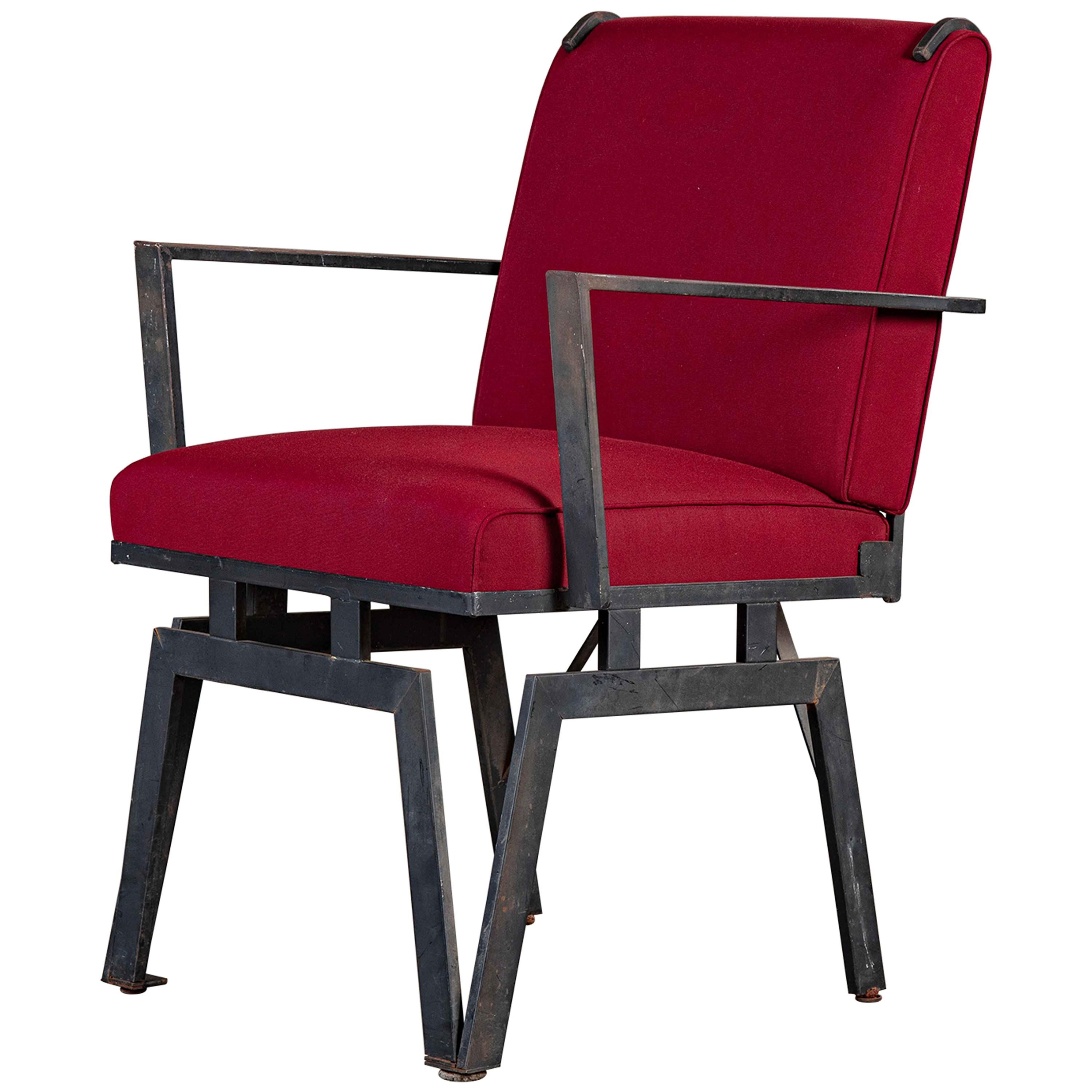 Pacific Iron Armchair For Sale