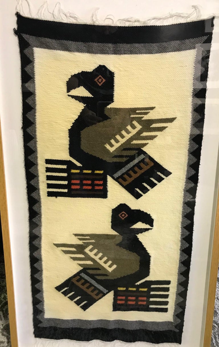 Pacific Northwest Coast Native American Haida Tlingit Framed Blanket