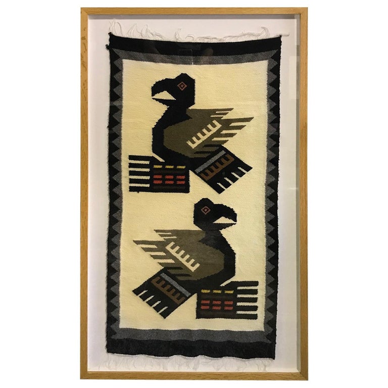 Pacific Northwest Coast Native American Haida Tlingit Framed Blanket