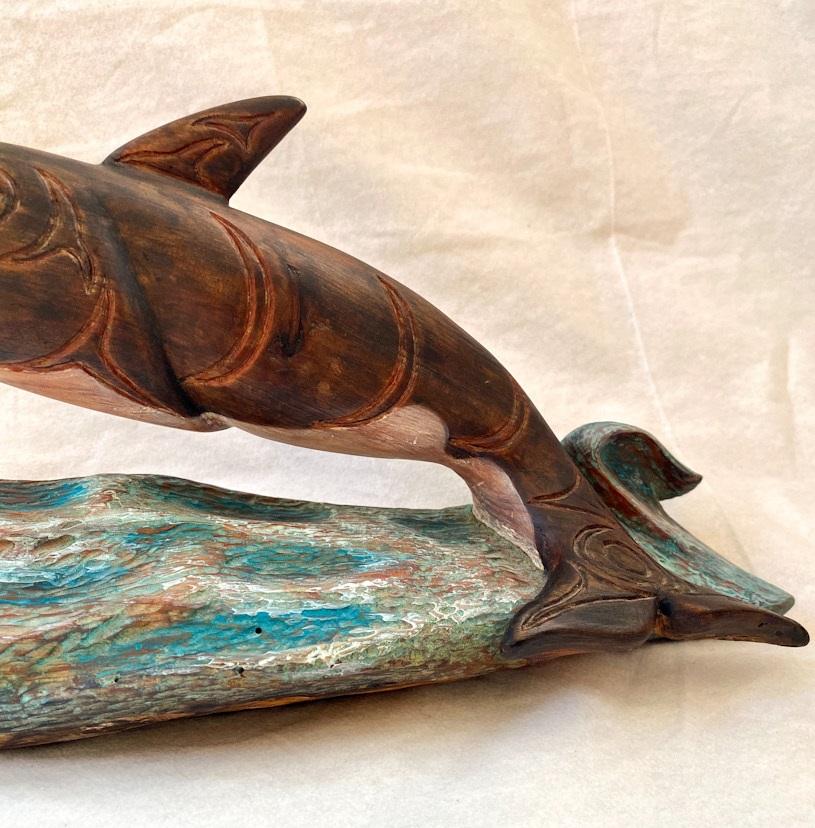 native american orca carving