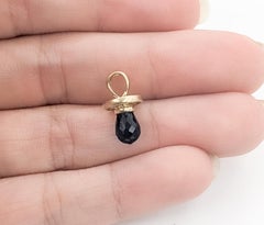 Pacifier Topaz Pendant in 10k Yellow Gold