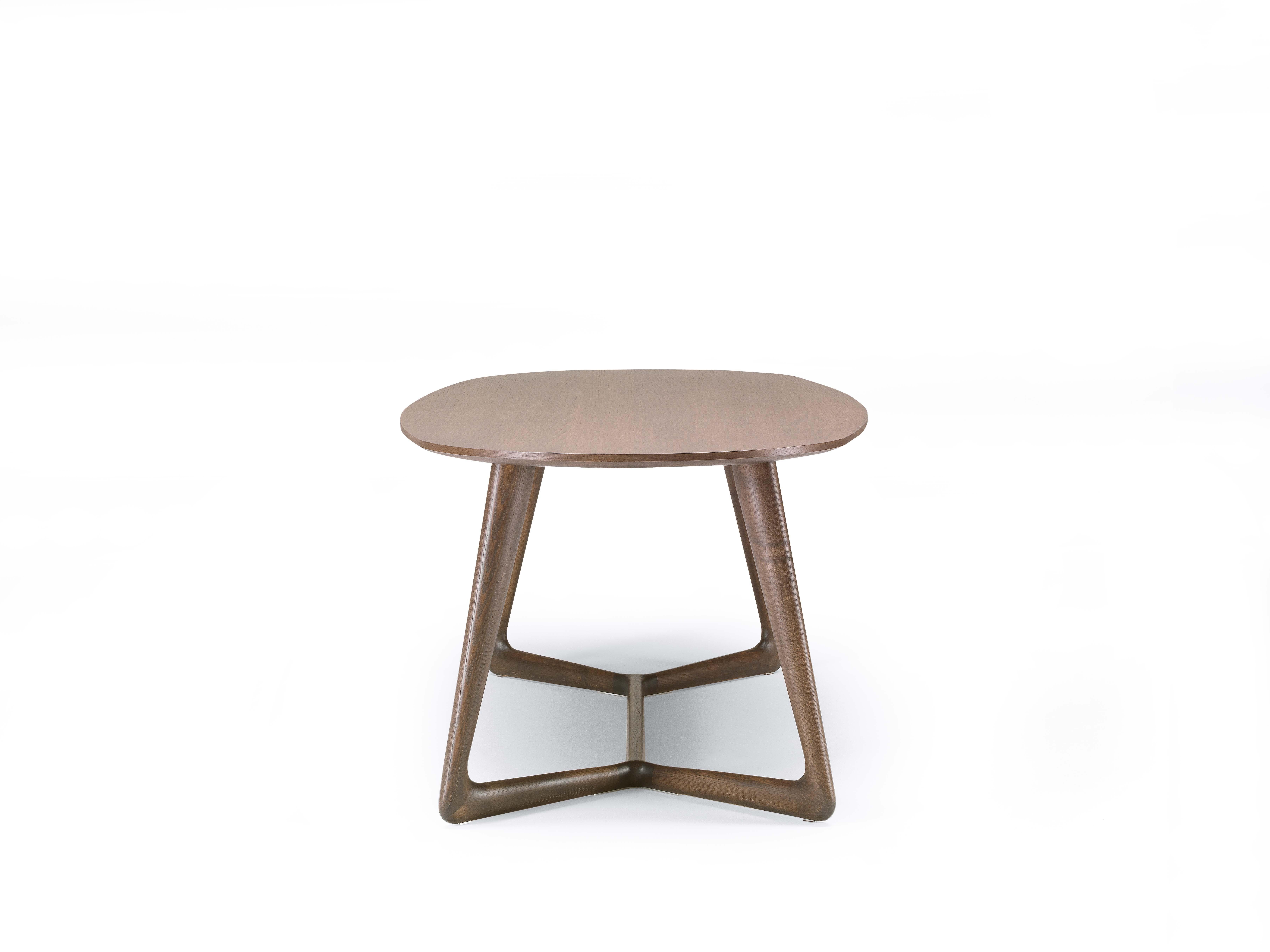 Modern Pacini & Cappellini Cover Dining Table in Bronze Wood by Giuliano Cappellettii For Sale