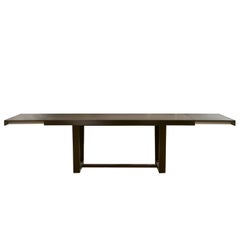 Pacini & Cappellini Delta Extendable Dining Table in Walnut by Studio Geca