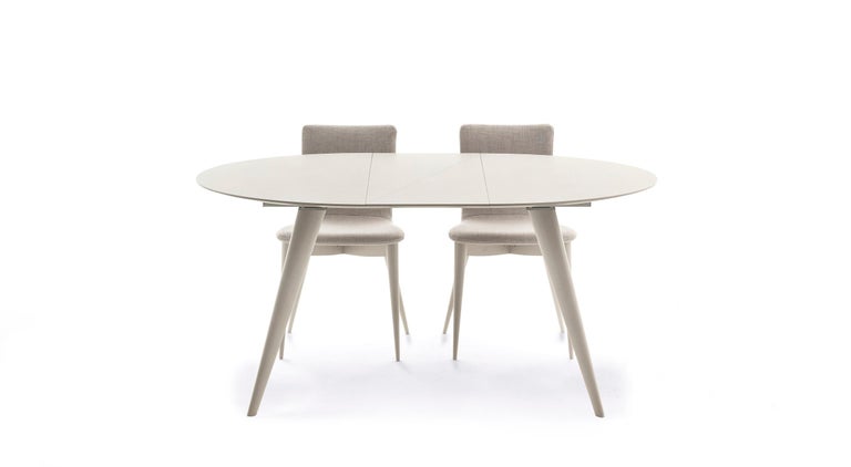 Pacini and Cappellini Elegance Medium Dining Table in White Ash by Fabio  Rebosio For Sale at 1stDibs