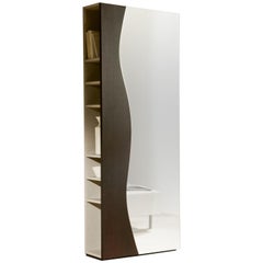 Pacini & Cappellini Futura Mirror Cabinet in Veneered Wood