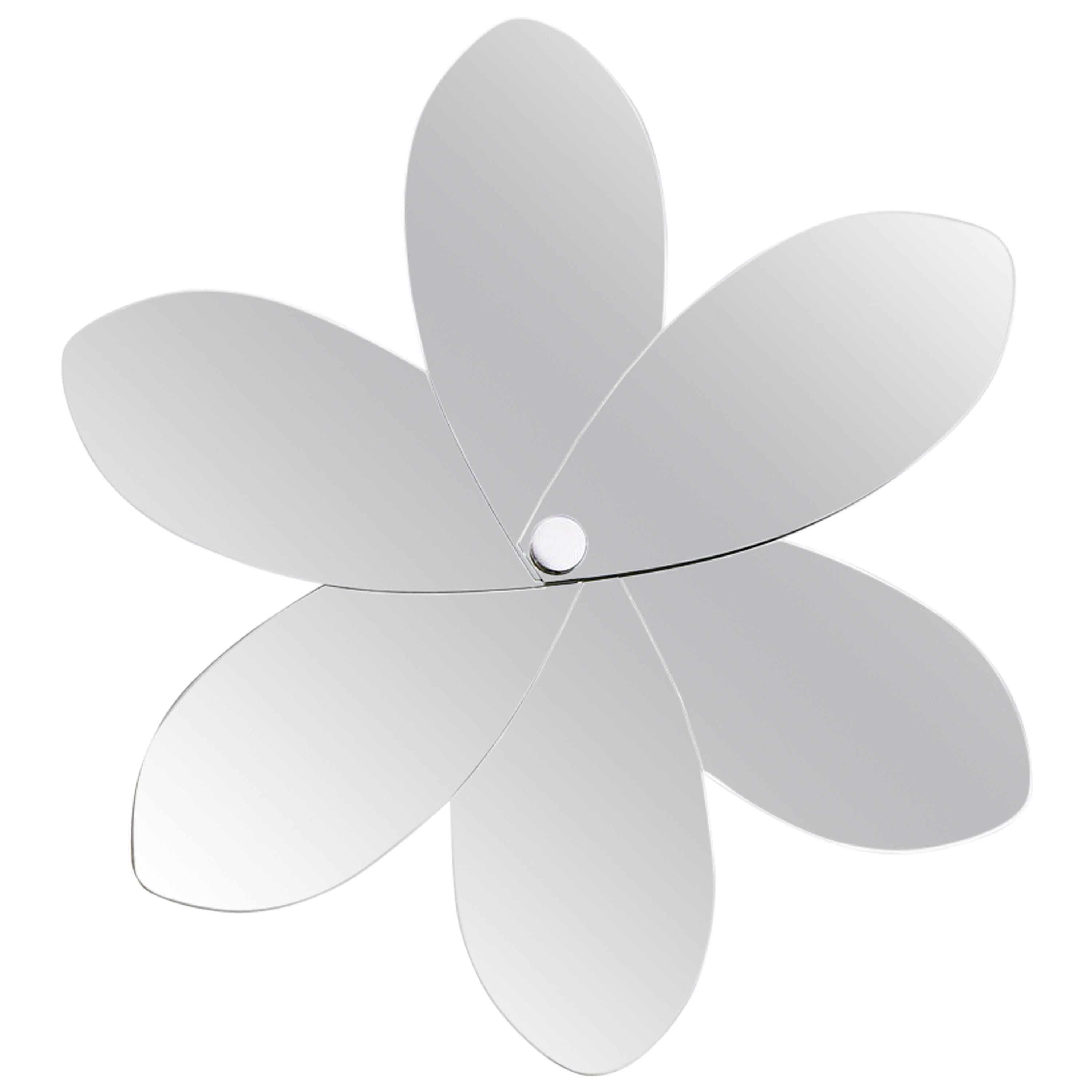 Pacini & Cappellini Margherita Flower Wall Mirror by Elena Viganò For Sale