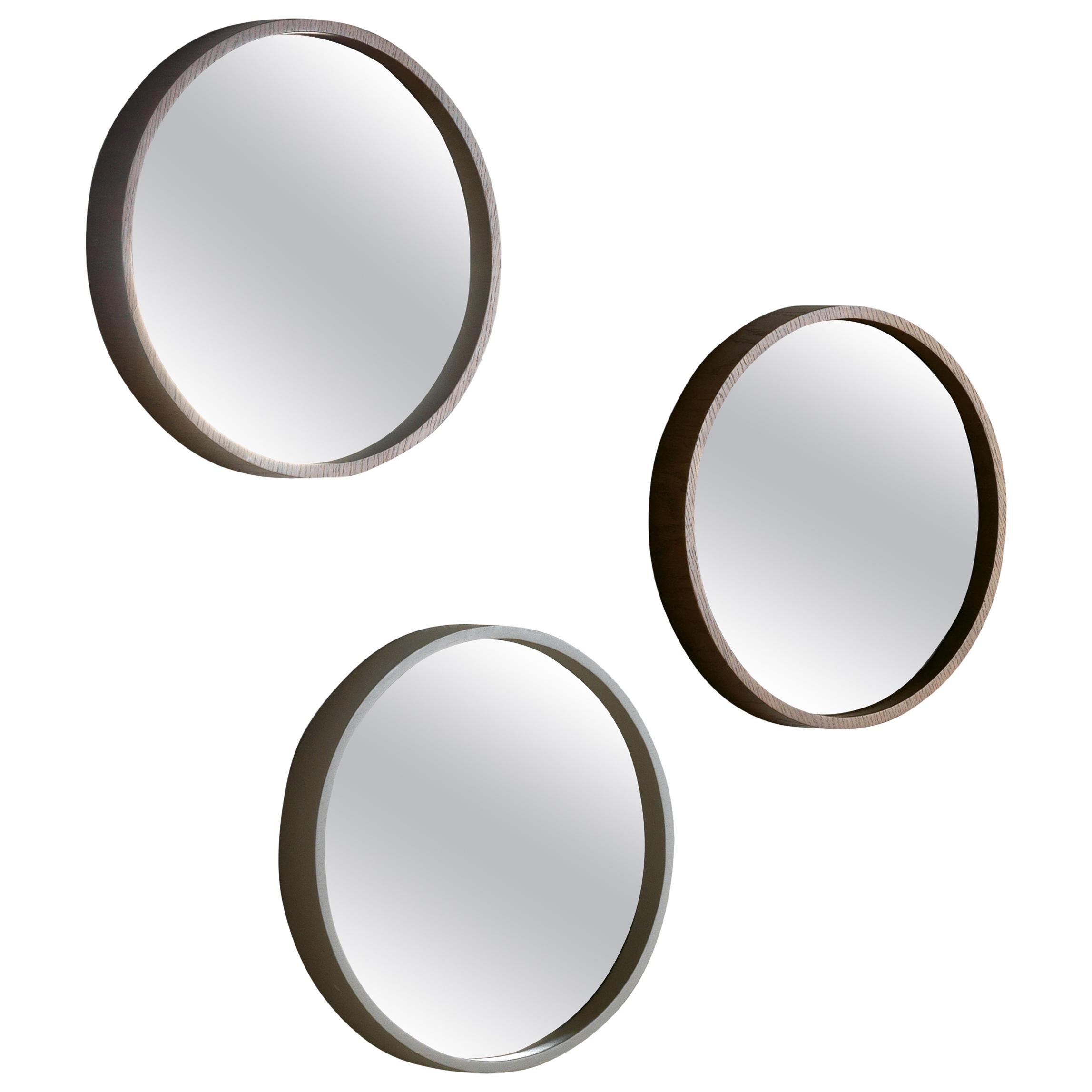 Pacini & Cappellini Oblo Mirror in Lacquered Wood by Studio Controdesign For Sale