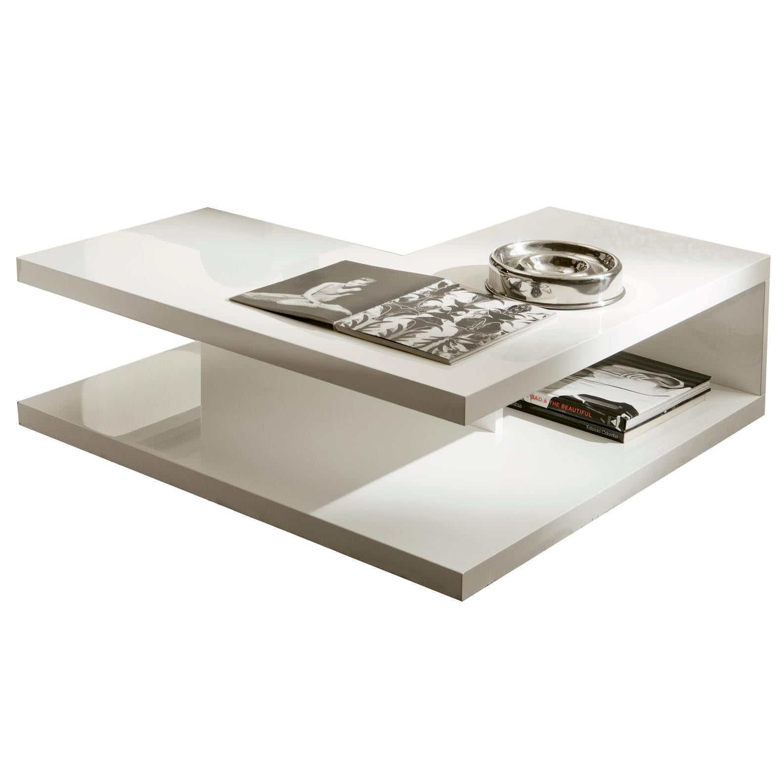 Pacini & Cappellini Regal Coffee Table in Glass For Sale