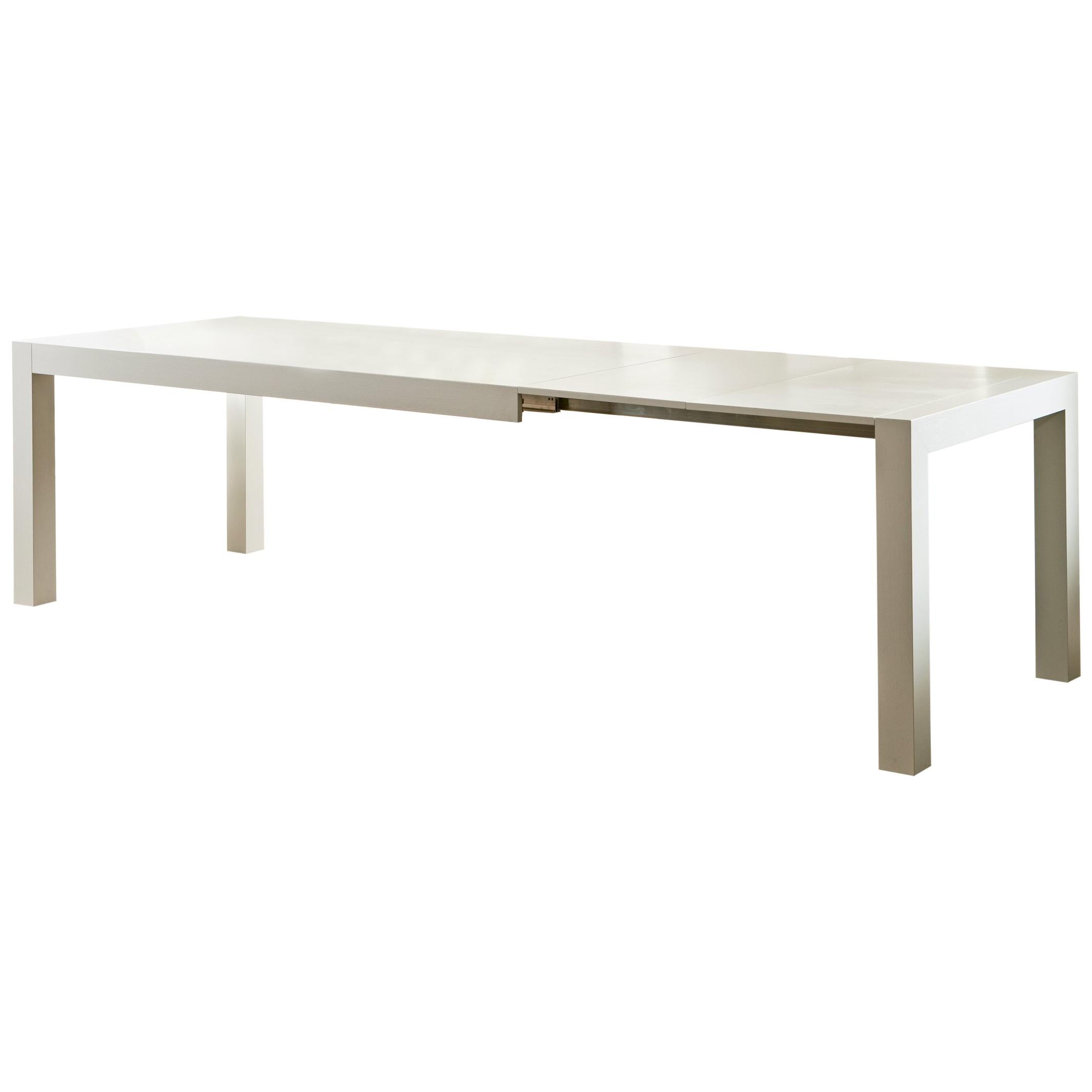 Pacini & Cappellini Strike Table Dining Table in Natural Walnut by Fabio Rebosio For Sale
