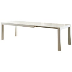 Pacini & Cappellini Strike Table Dining Table in Natural Walnut by Fabio Rebosio