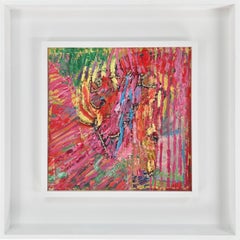 'Il mattino si è rotto', Pacita Abad, pittura e tecnica mista su tela, Unique, 2001