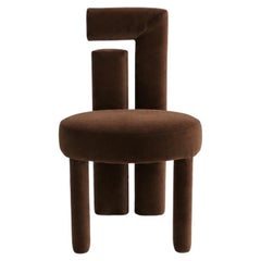 Pack 2 Upholstered Dining Chair by Sergio Prieto, Contemporary Design